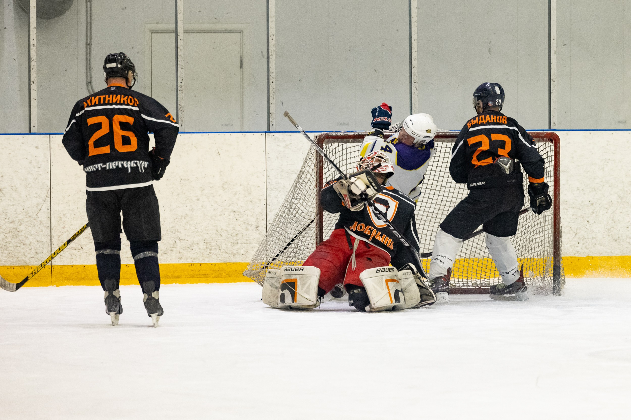 ХК Бульдозер — ХК Добрыня. Фотограф Александр Заломаев