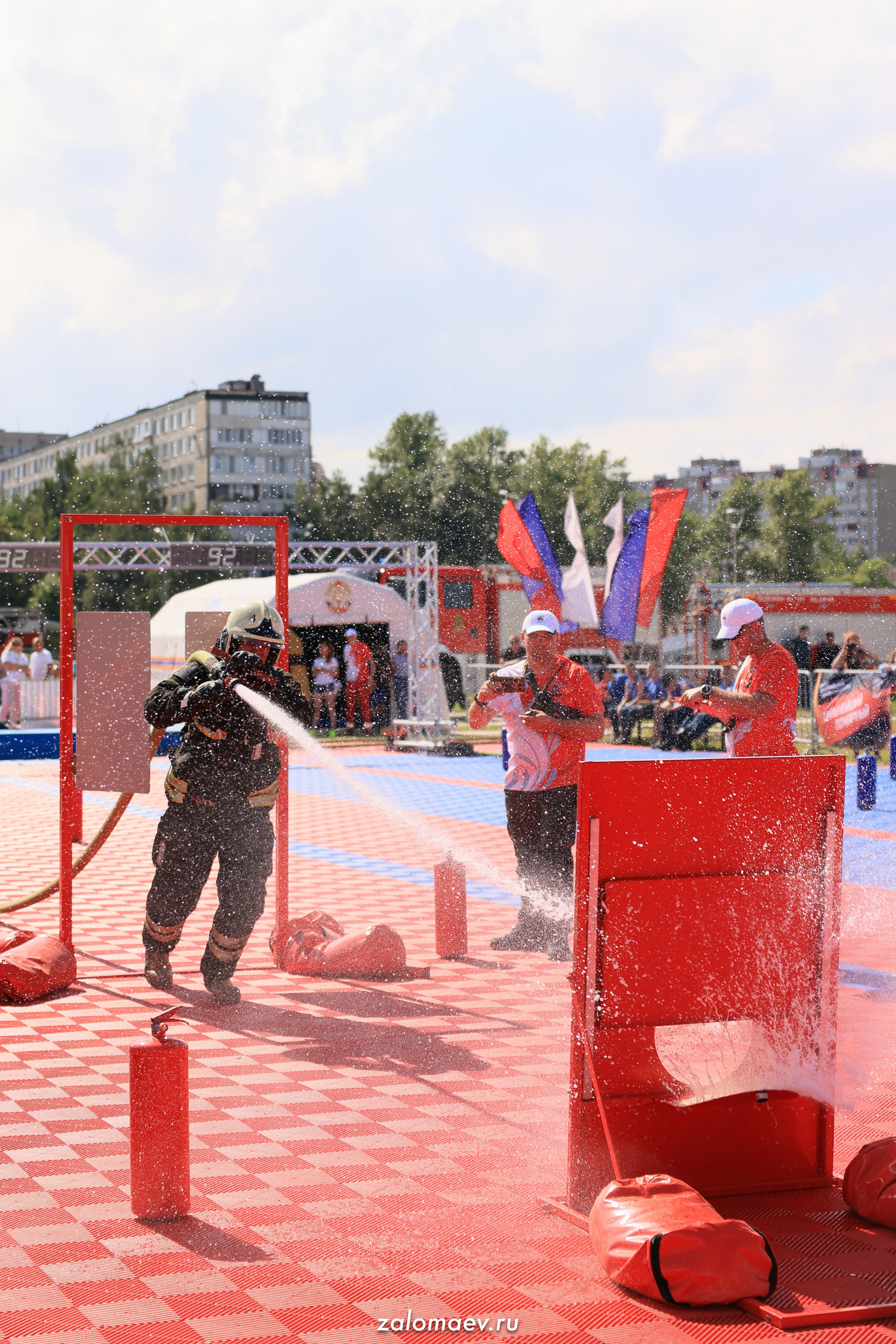 Сильнейший пожарный. Фотограф Александр Заломаев