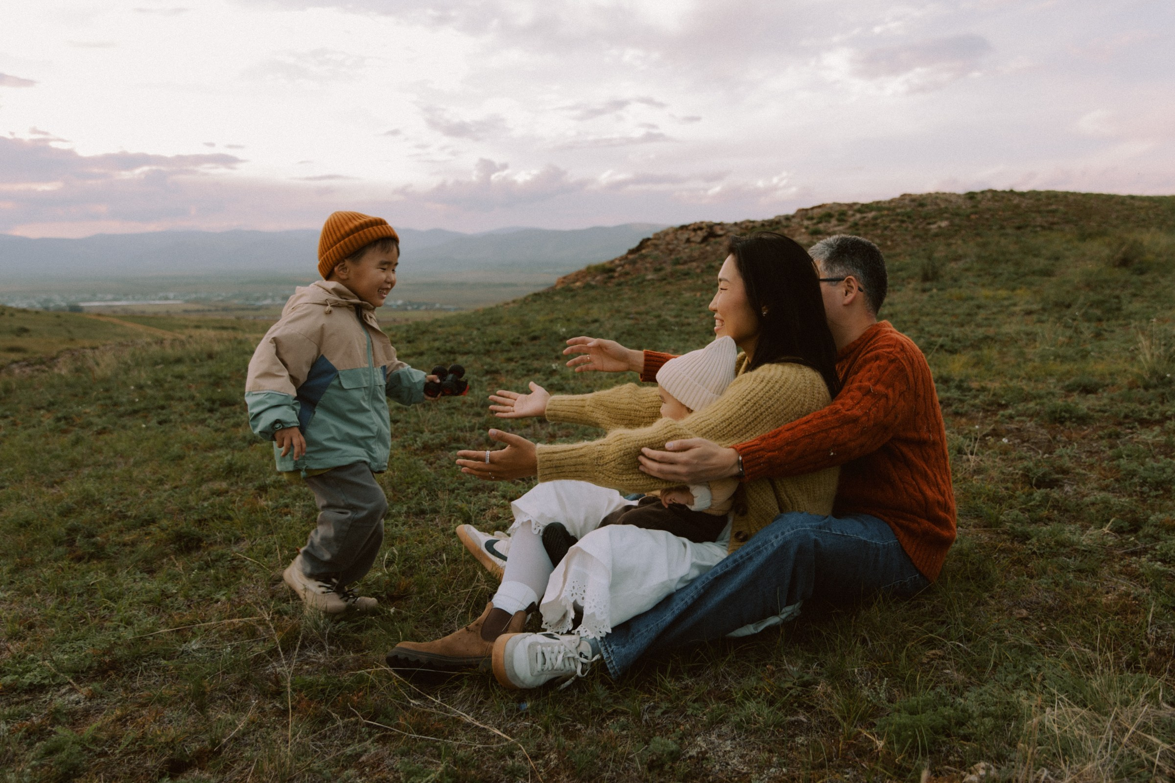 Семья Вадима и Долгормы. Фотограф Улан-Удэ