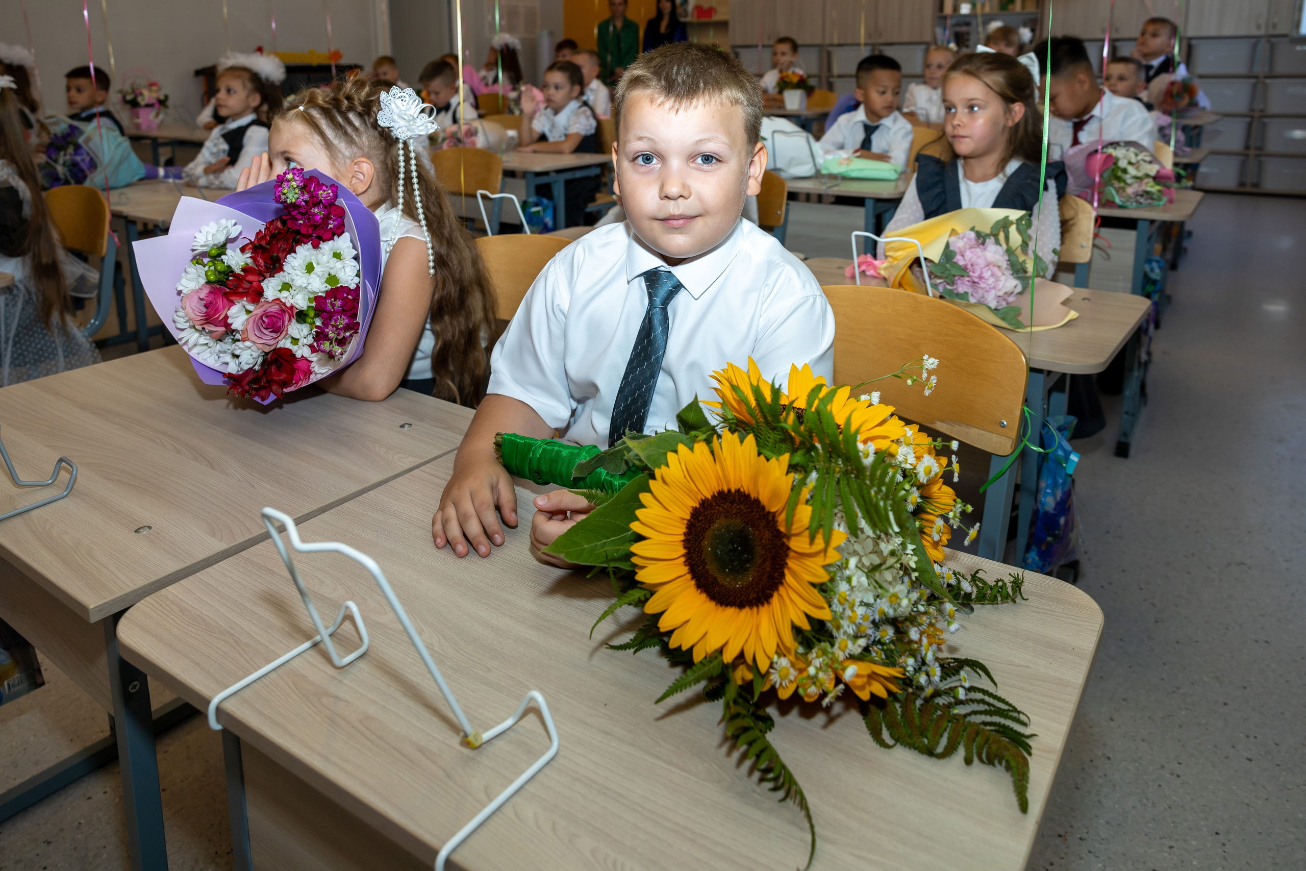 Первый раз в первый класс (репортажная съемка). Фотограф в Серпухове Наталья Руденко