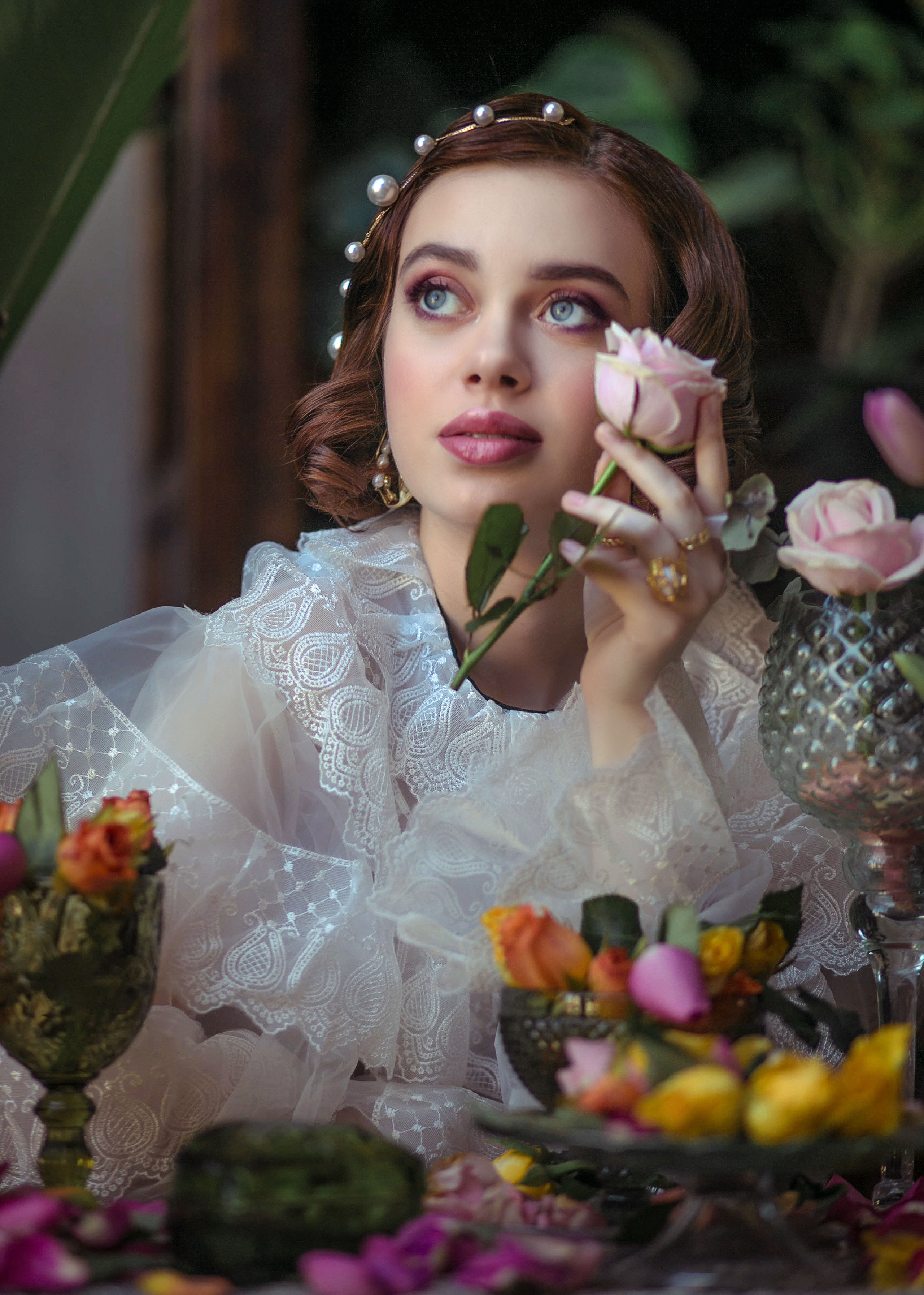 Студийный портрет. Женский портретный фотограф в Москве и Московской области