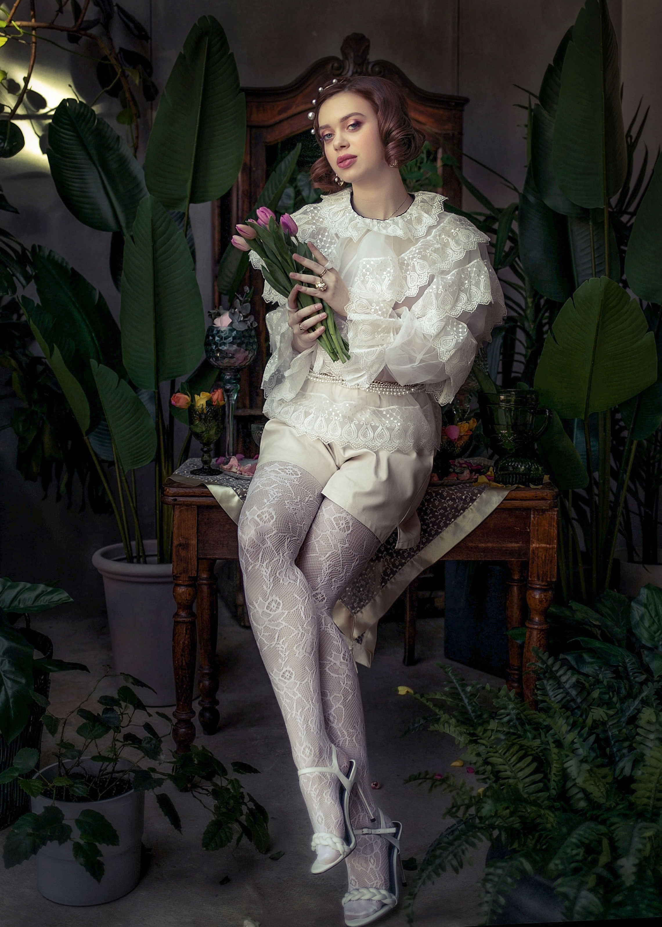 Студийный портрет. Женский портретный фотограф в Москве и Московской области