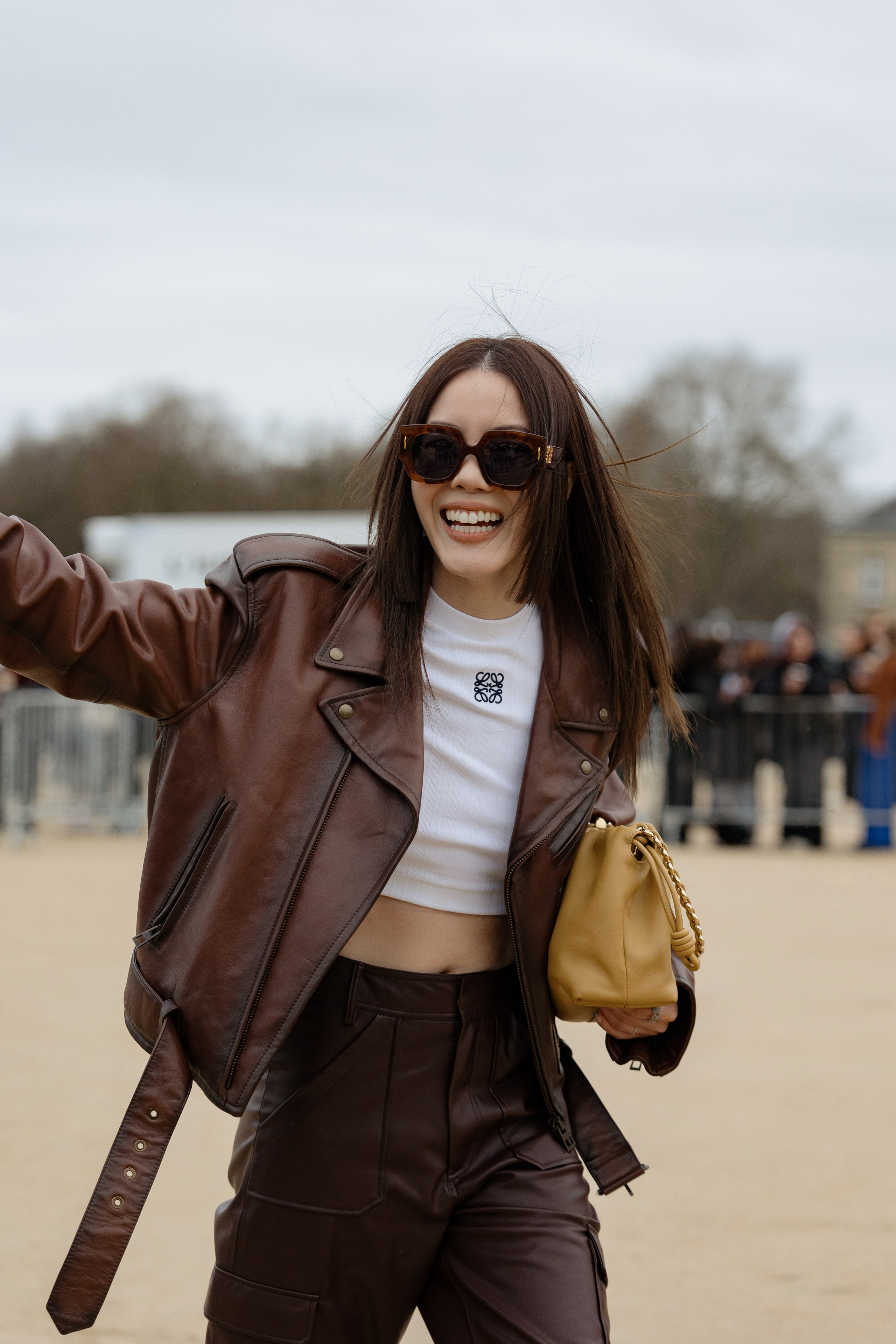 LOEWE PFW WOMENSWEAR FALL-WINTER 24/25. Photographer in Milan Ivan Goncharov