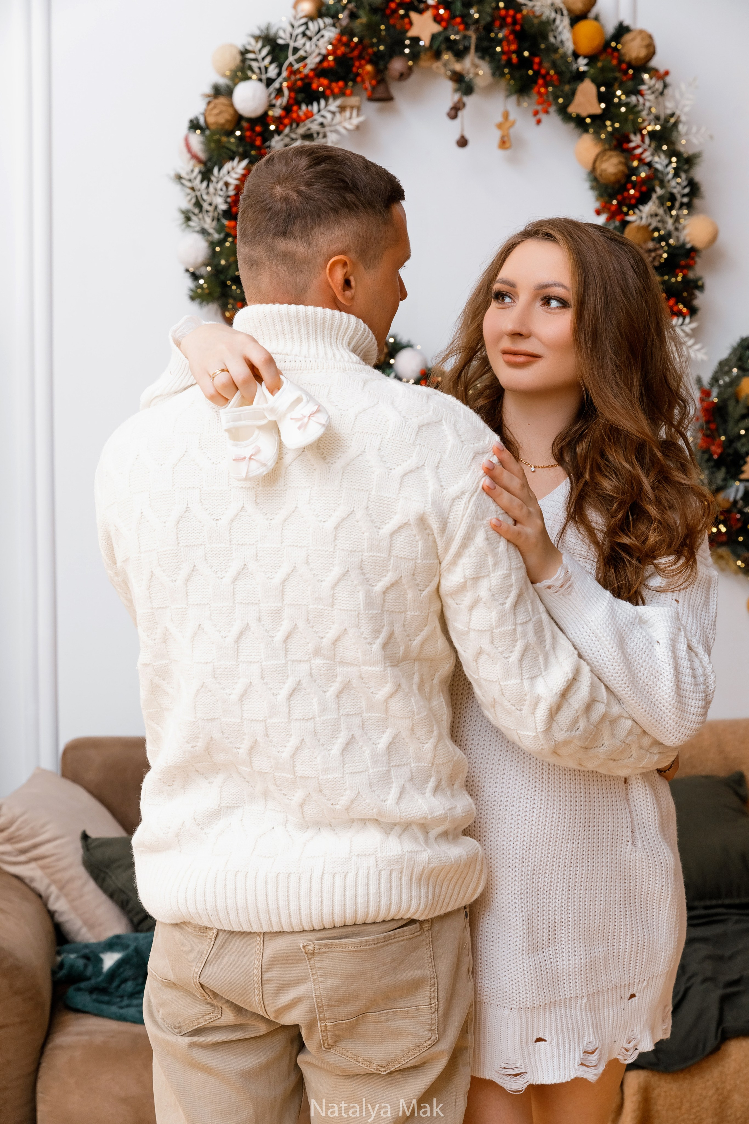 Семейная новогодняя съемка. Фотограф Наталья Мак в Нижнем Новгороде