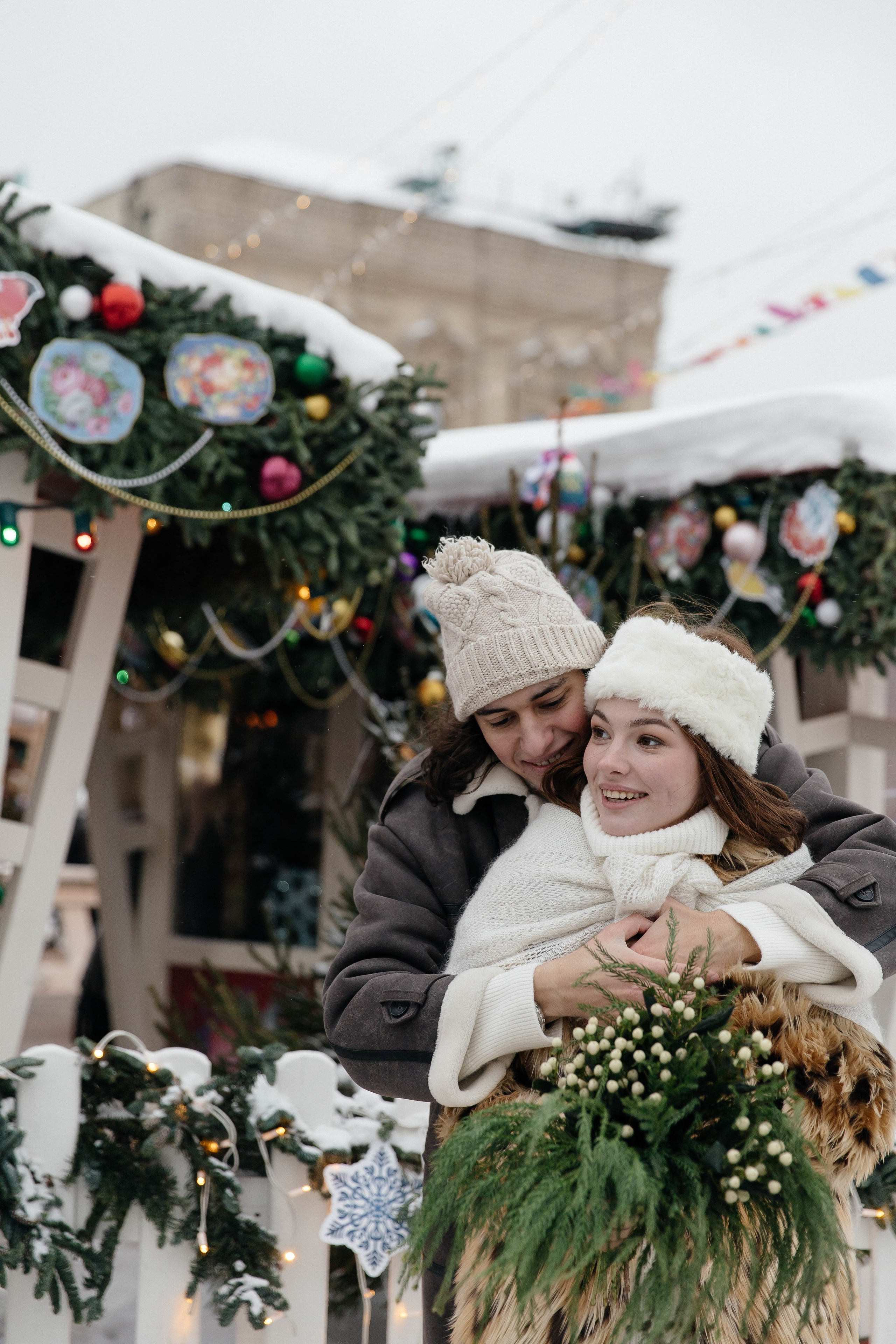 Зимняя история любви. Фотограф индивидуальных женских портретов и LOVEstory в Москве