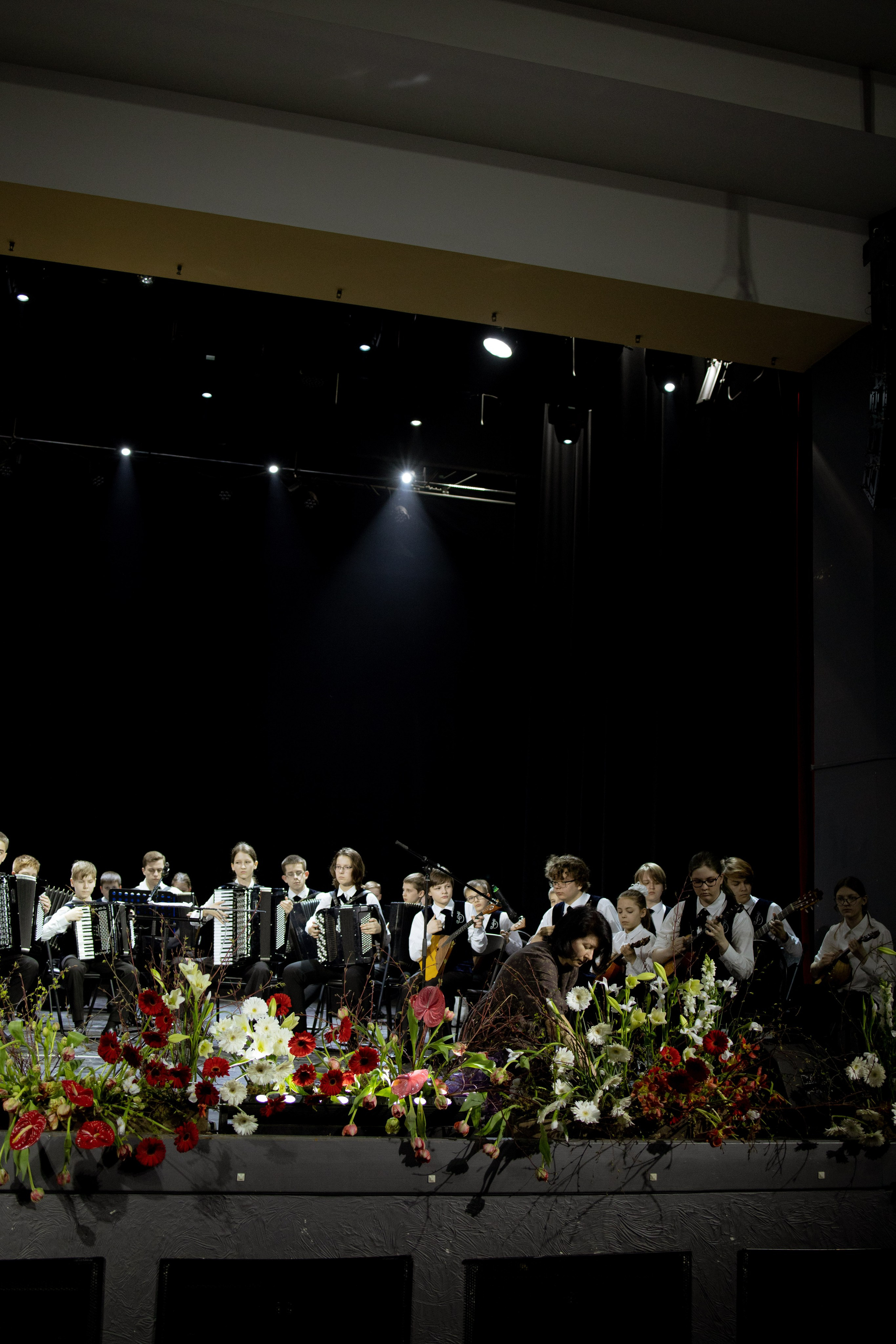 Оформление Отчетного концерта Музыкальной школы Глазунова. Оформление свадеб, декор свадеб Вера Маркова, Москва