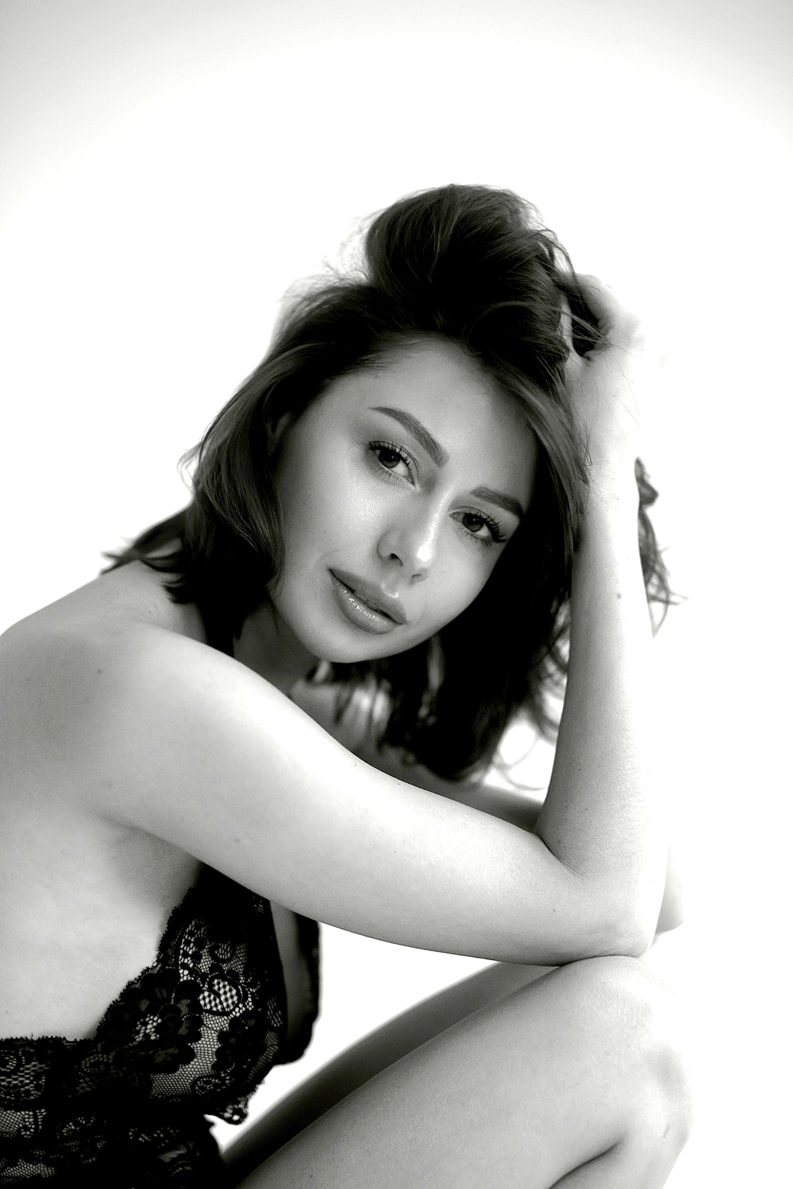 Женская чб фотосессия. Фотограф в Санкт-Петербурге Анастасия Полякова