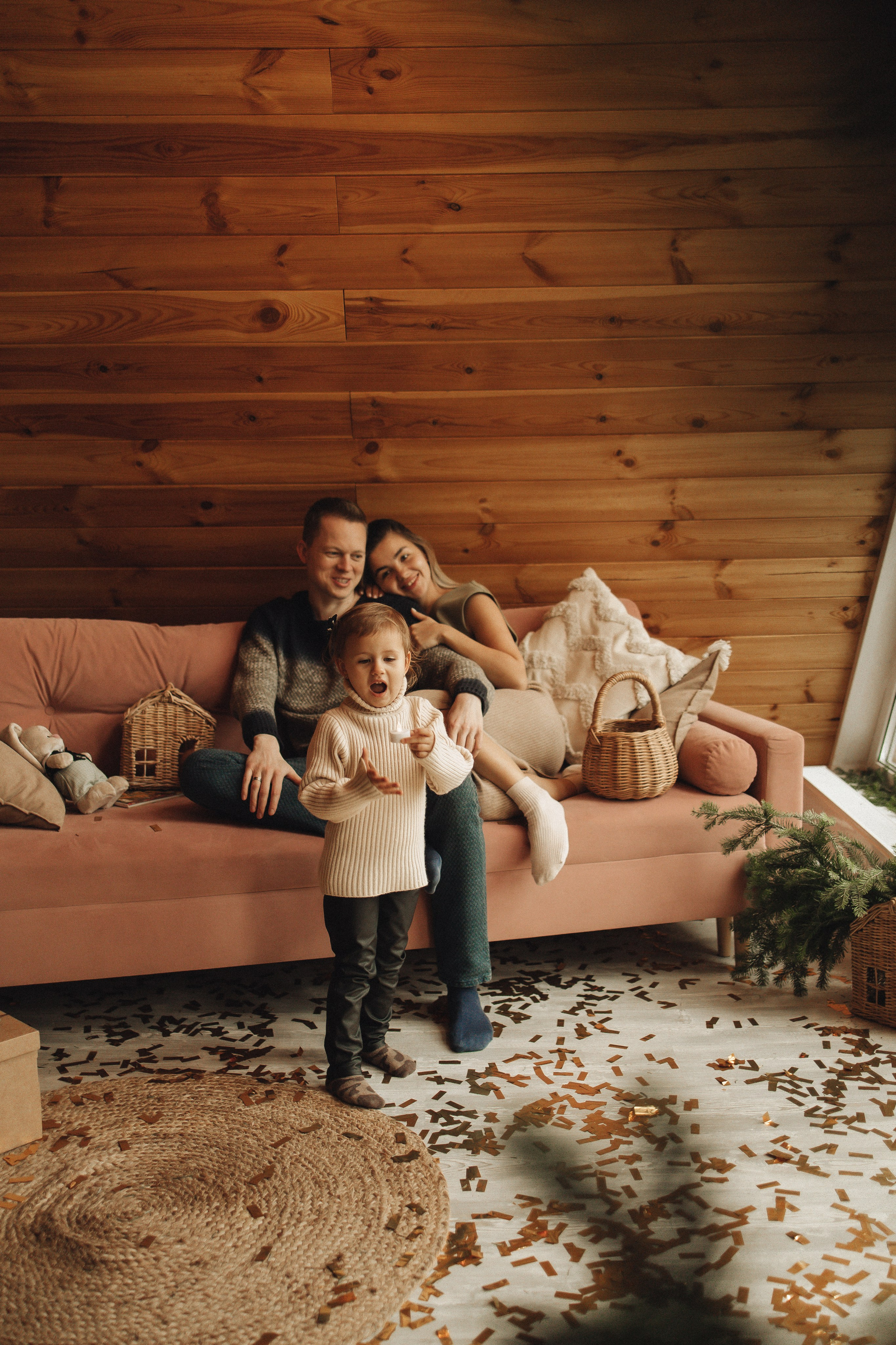 Новогодняя история в домике. Семейный и детский фотограф, таганрог, ростов-на-дону