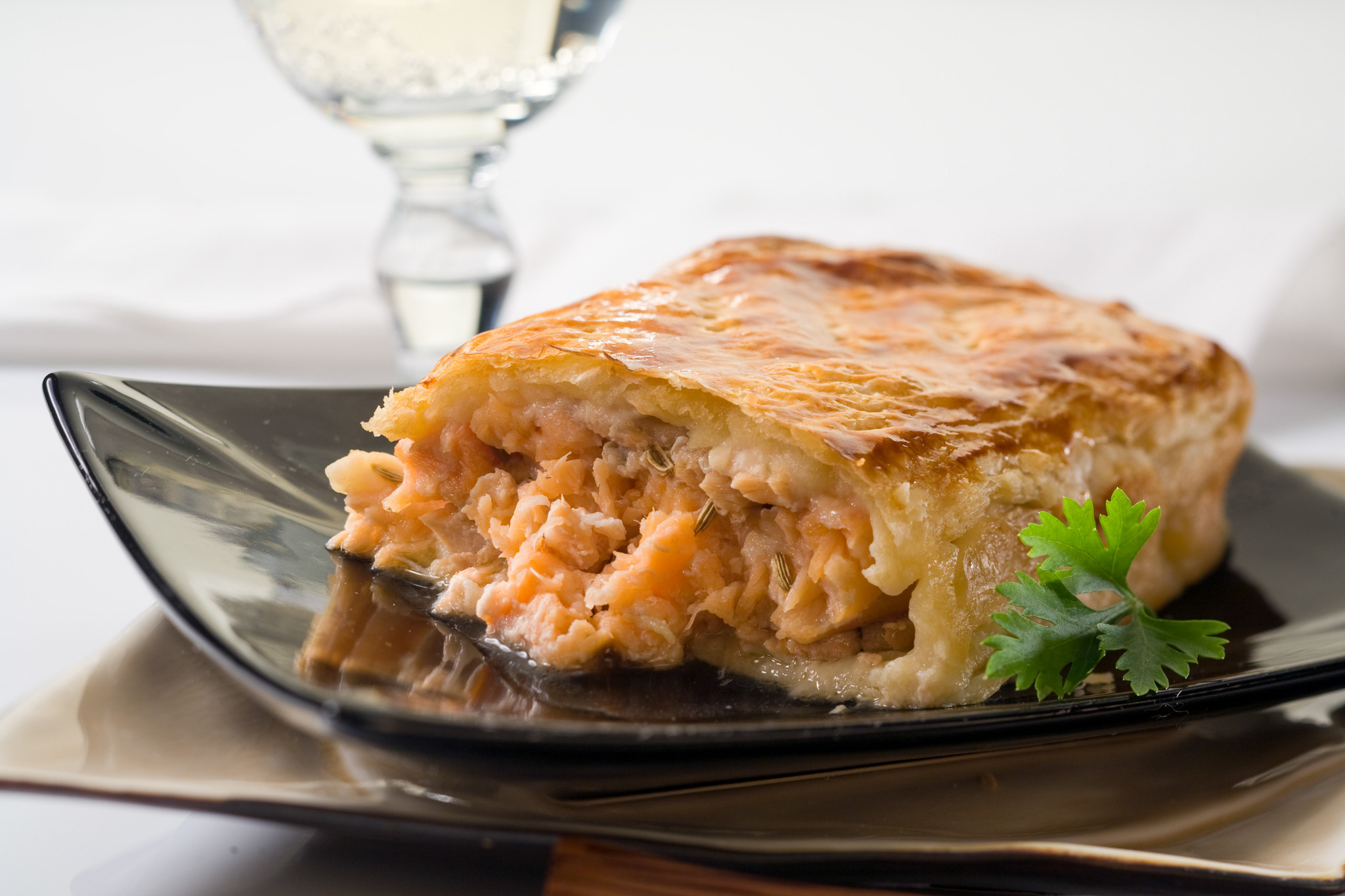 Пирог с сёмгой