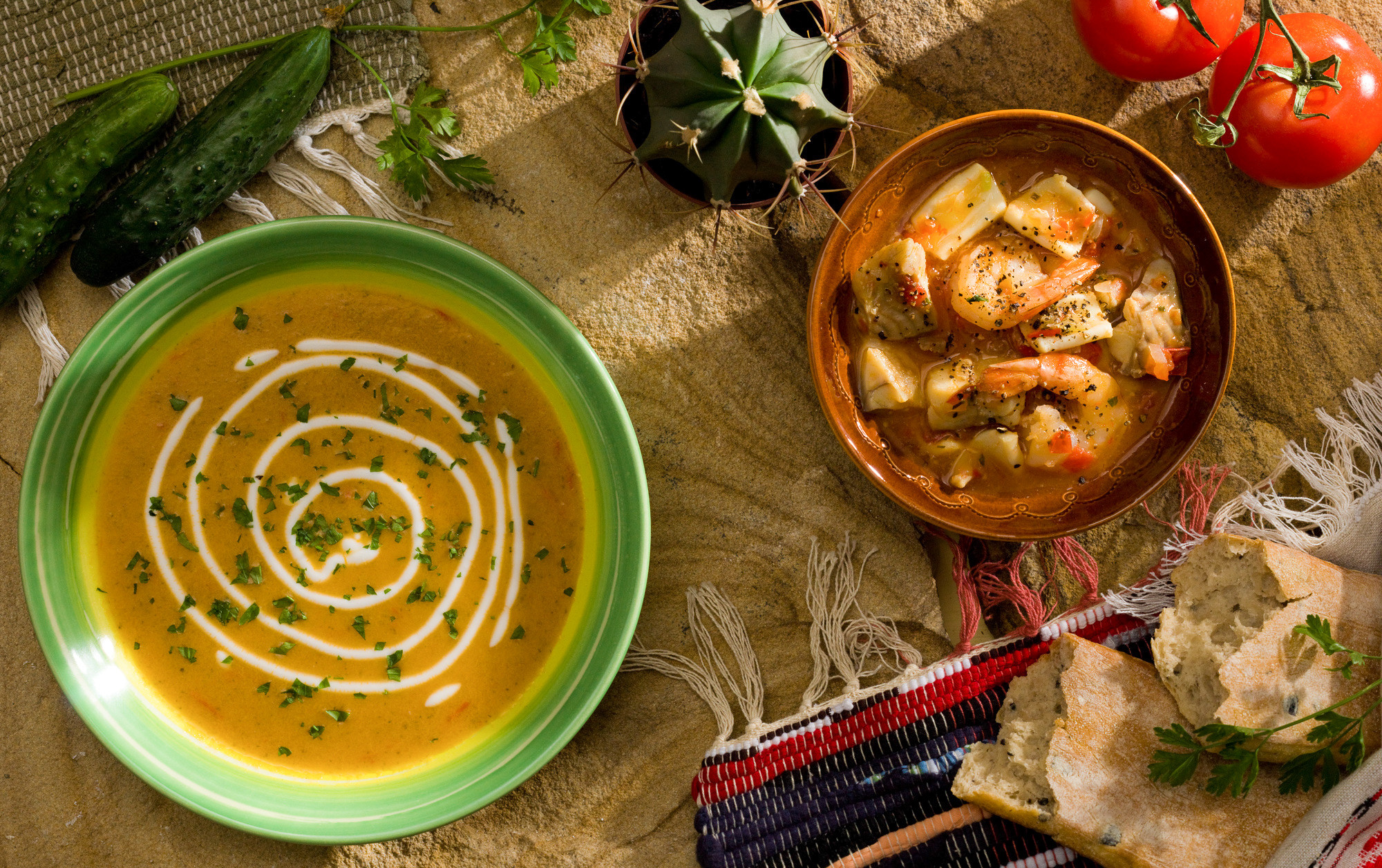 Блюда мексиканской кухни, разворот  журнала Гастроном