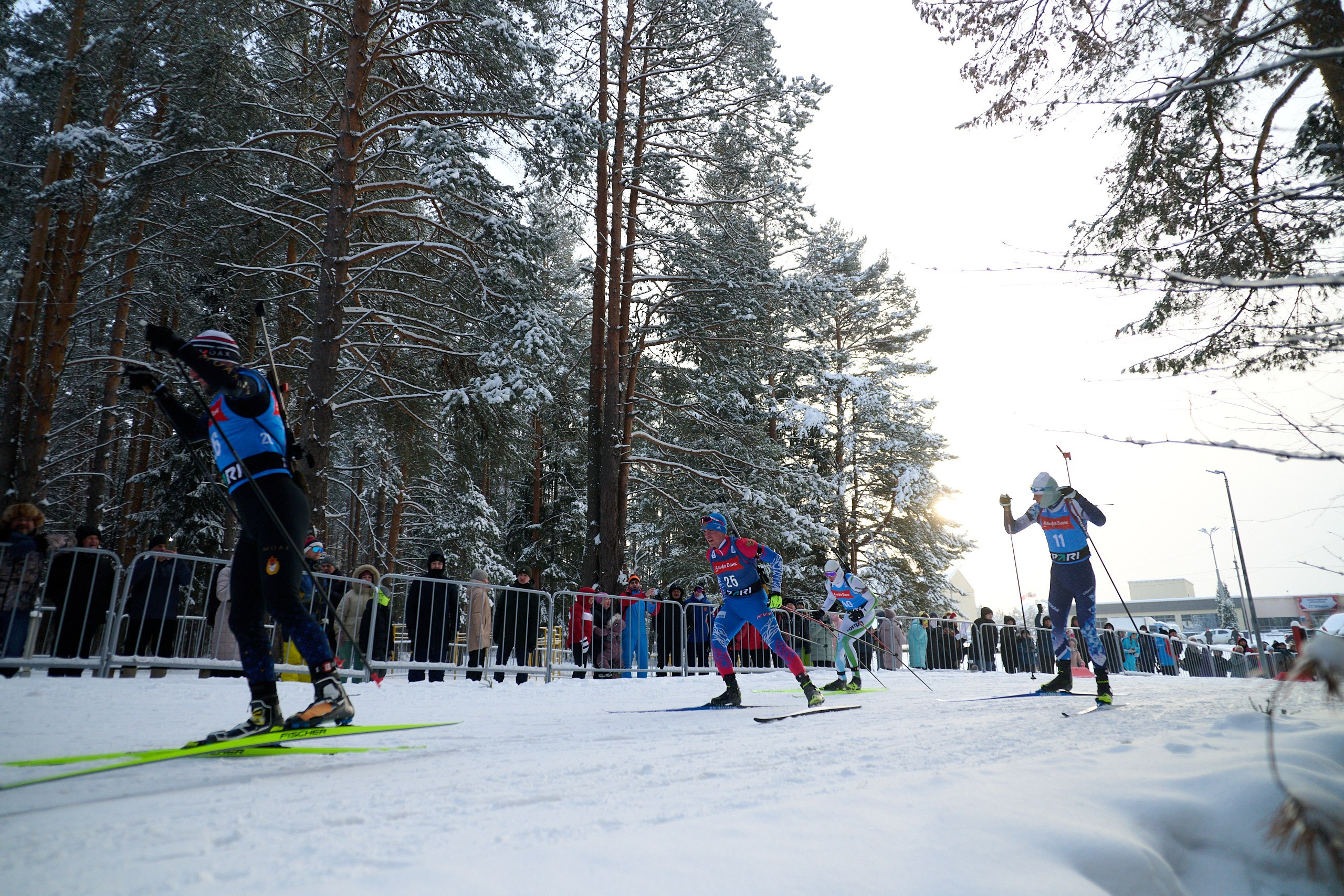 Биатлон. Чемпионат России — 2024/2025, 3-й этап, Ижевск. Спринт. Мужчины. Спортивный репортажный фотограф в Ижевске Сергей Мерзляков