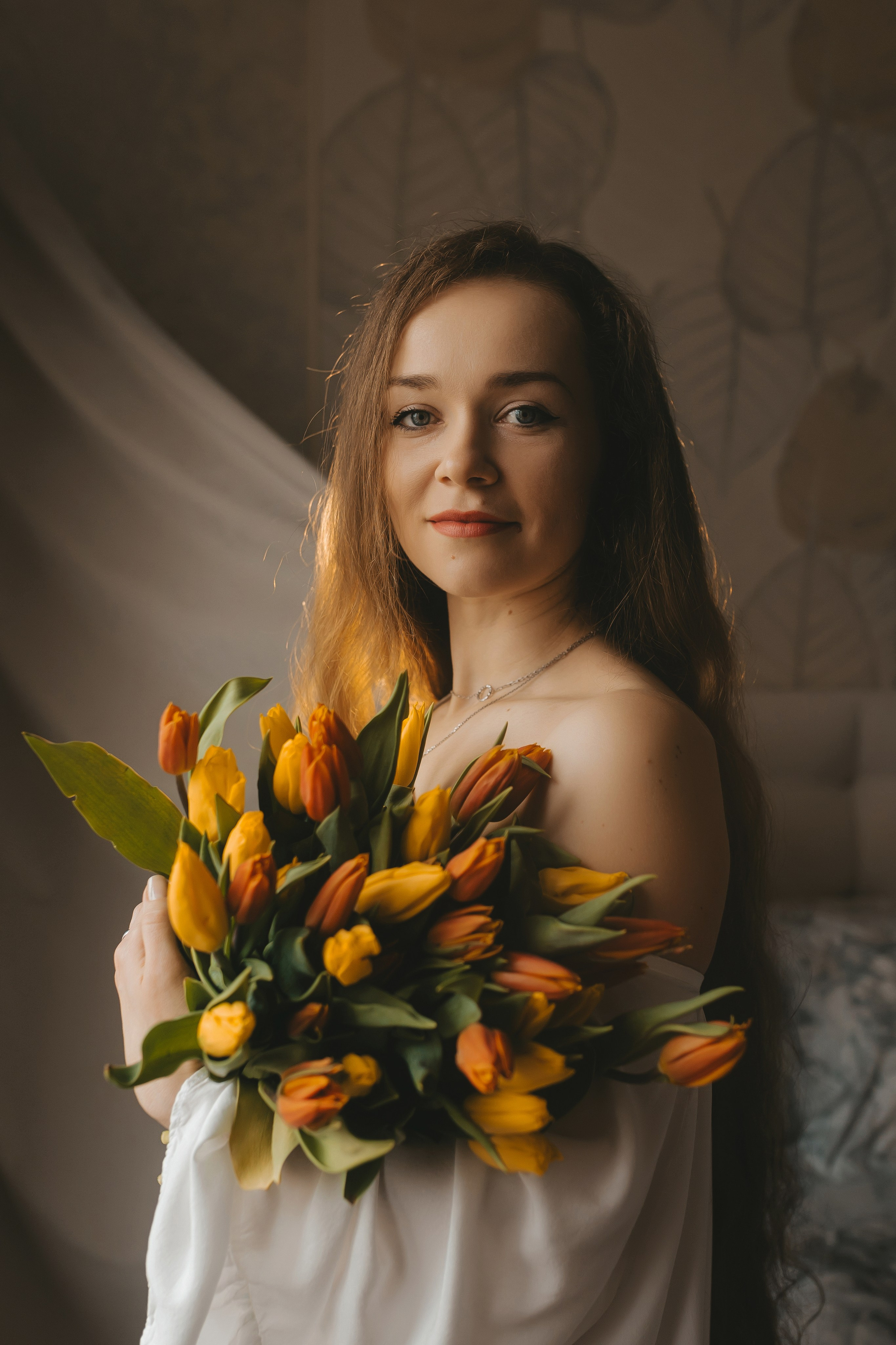 Весенняя домашняя семейная фотосессии мамы с дочками. Семейный и женский фотограф в Москве Надежда Воробьева