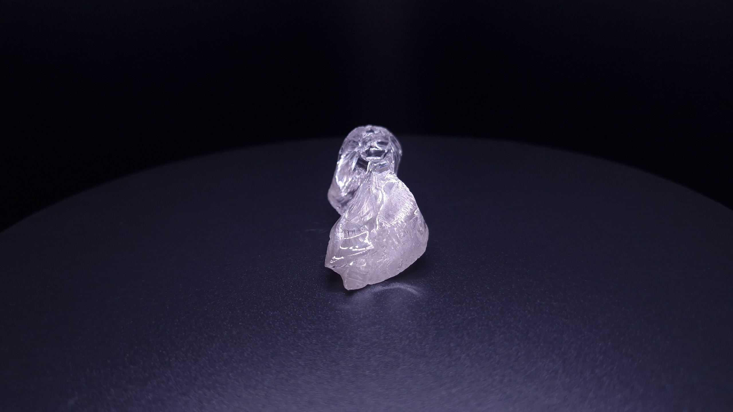 YAG белый гранат 32.59 гр. YAG garnet иттрий алюминиевый гранат ИАГ