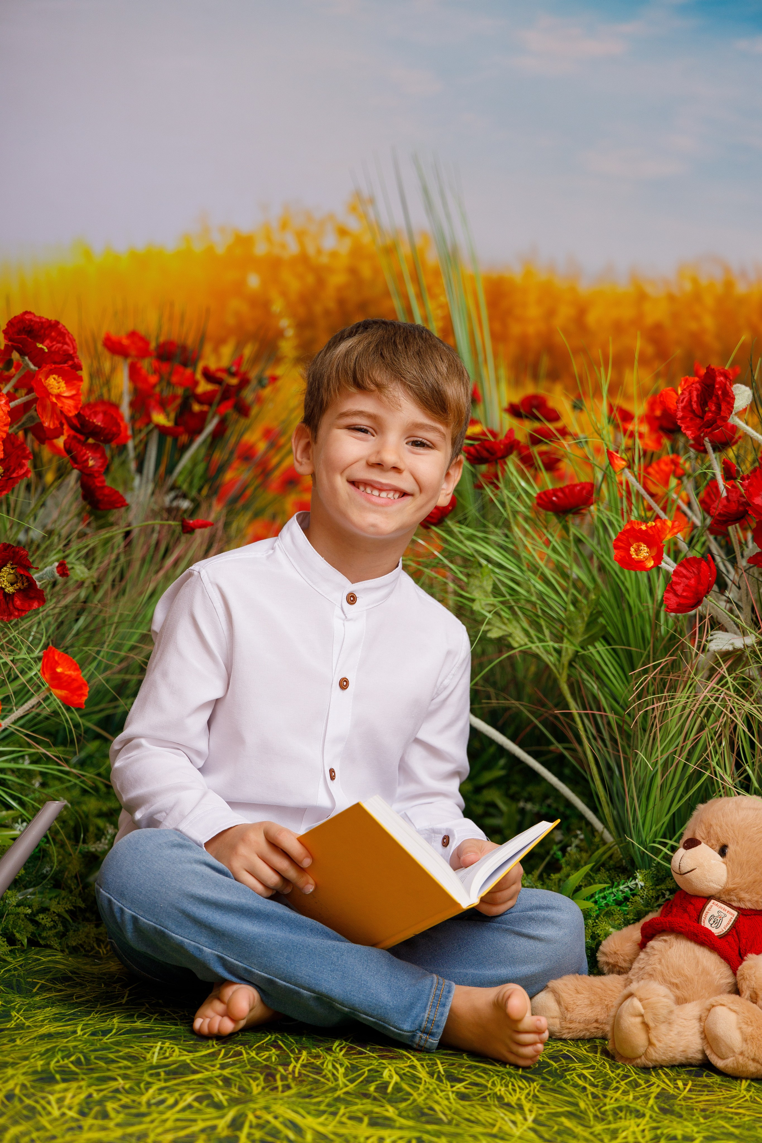 Маки. Детская фотостудия Москва