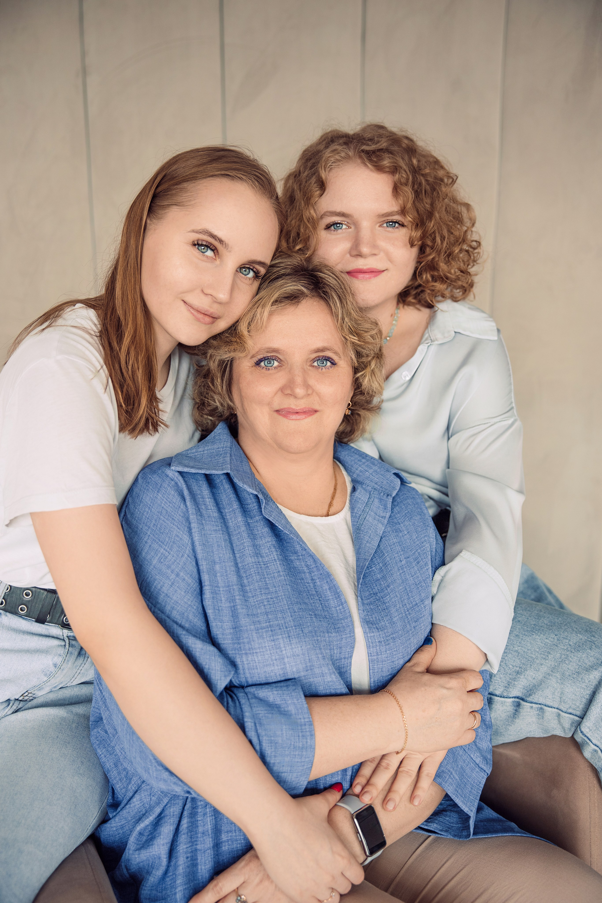 Семейная съемка в студии. Фотограф в Казани Ольга Яшина