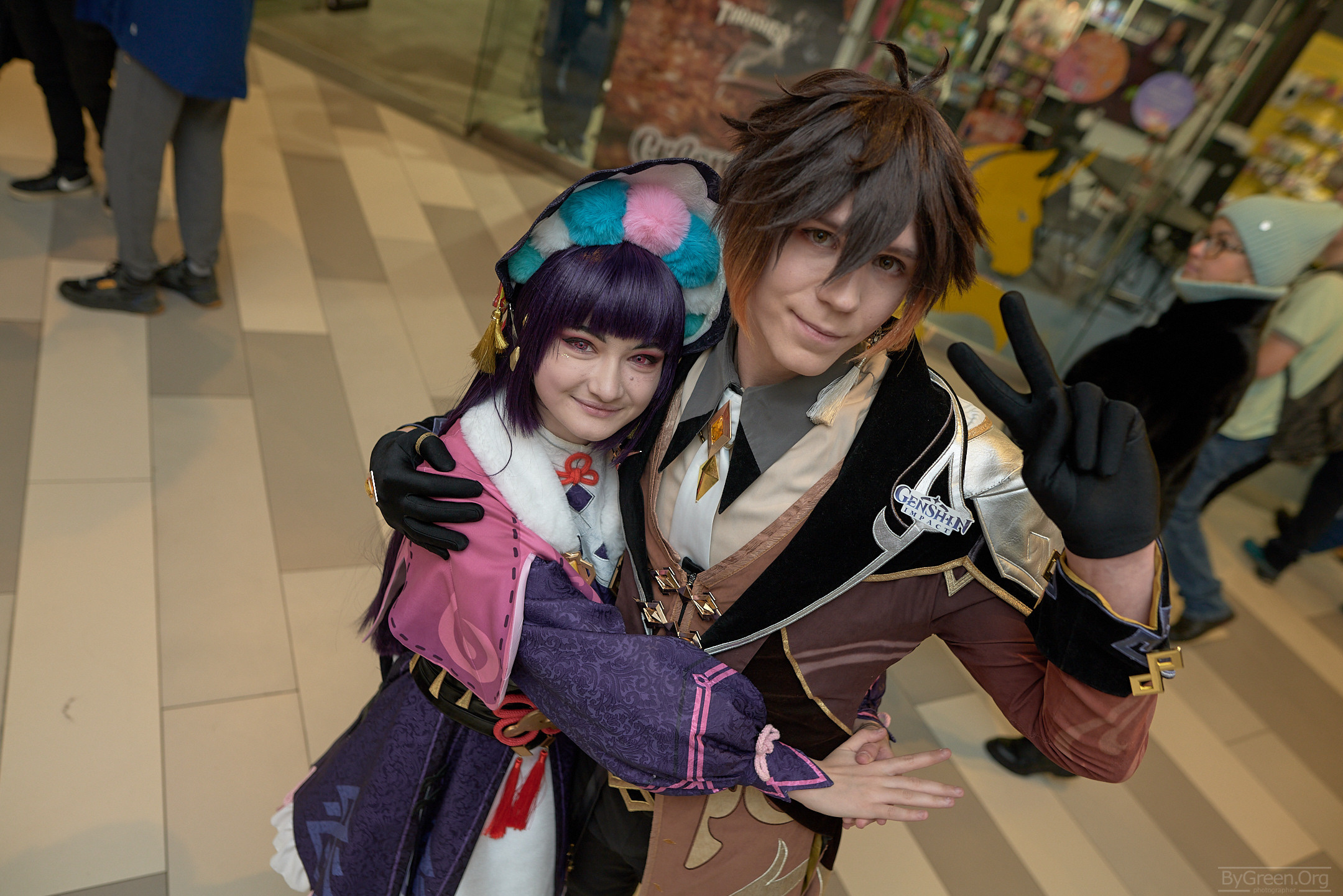 Косплей В детском Мире Геншин в ЦДМ