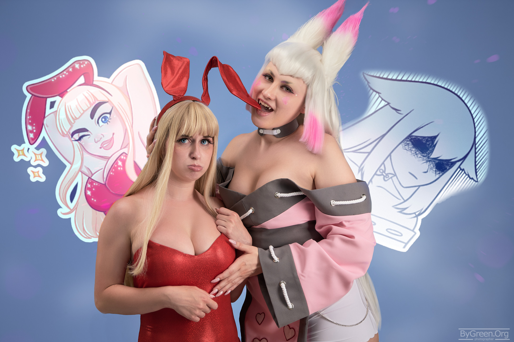 Косплей на ВК стикеры: Мари, Каталина