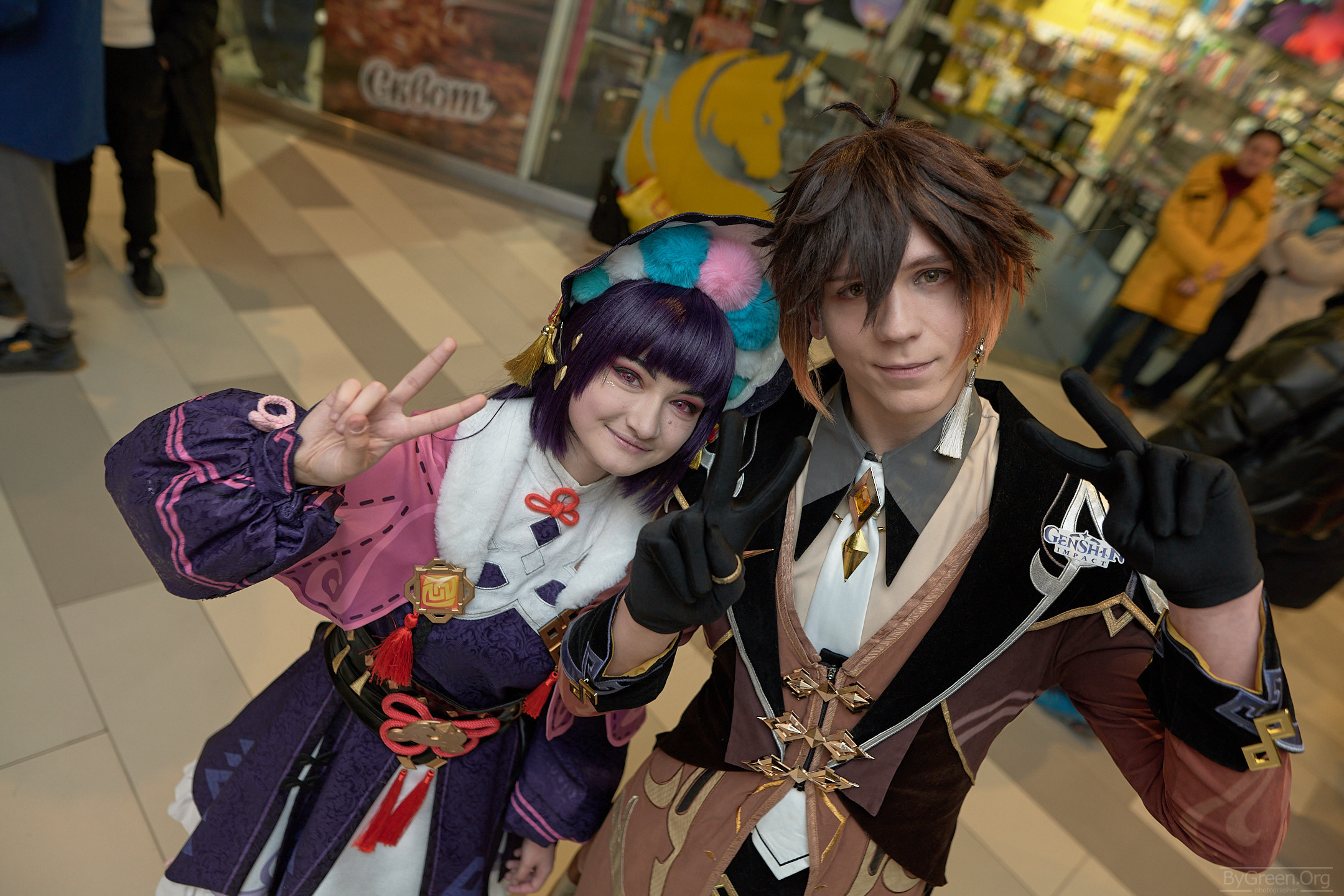 Косплей В детском Мире Геншин в ЦДМ Дед