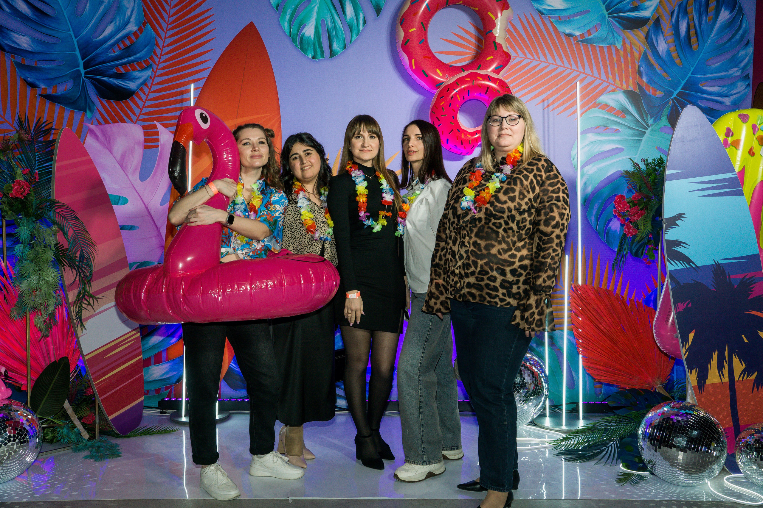 МТС корпоратив Гавайская вечеринка. Фотограф