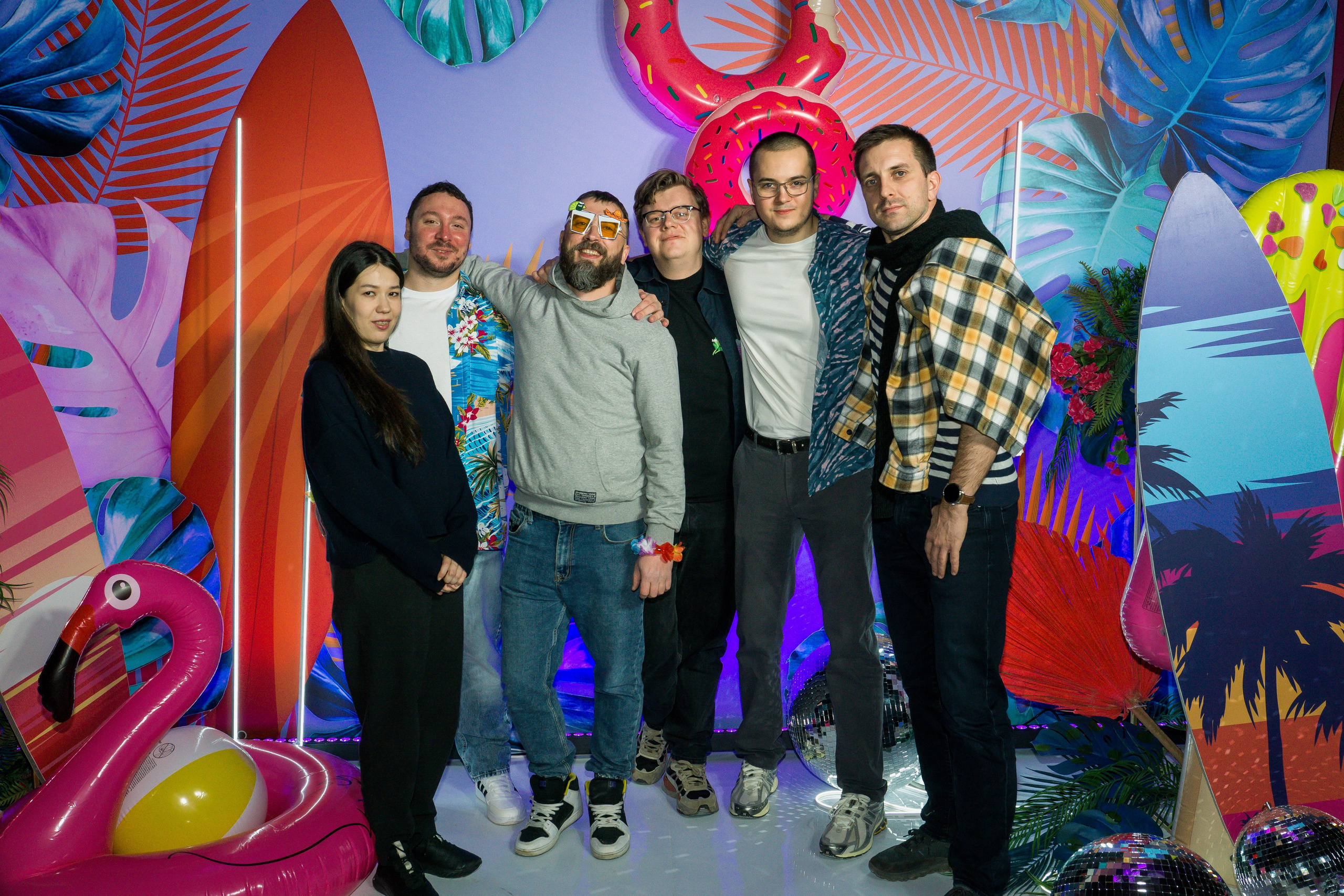 МТС корпоратив Гавайская вечеринка. Фотограф