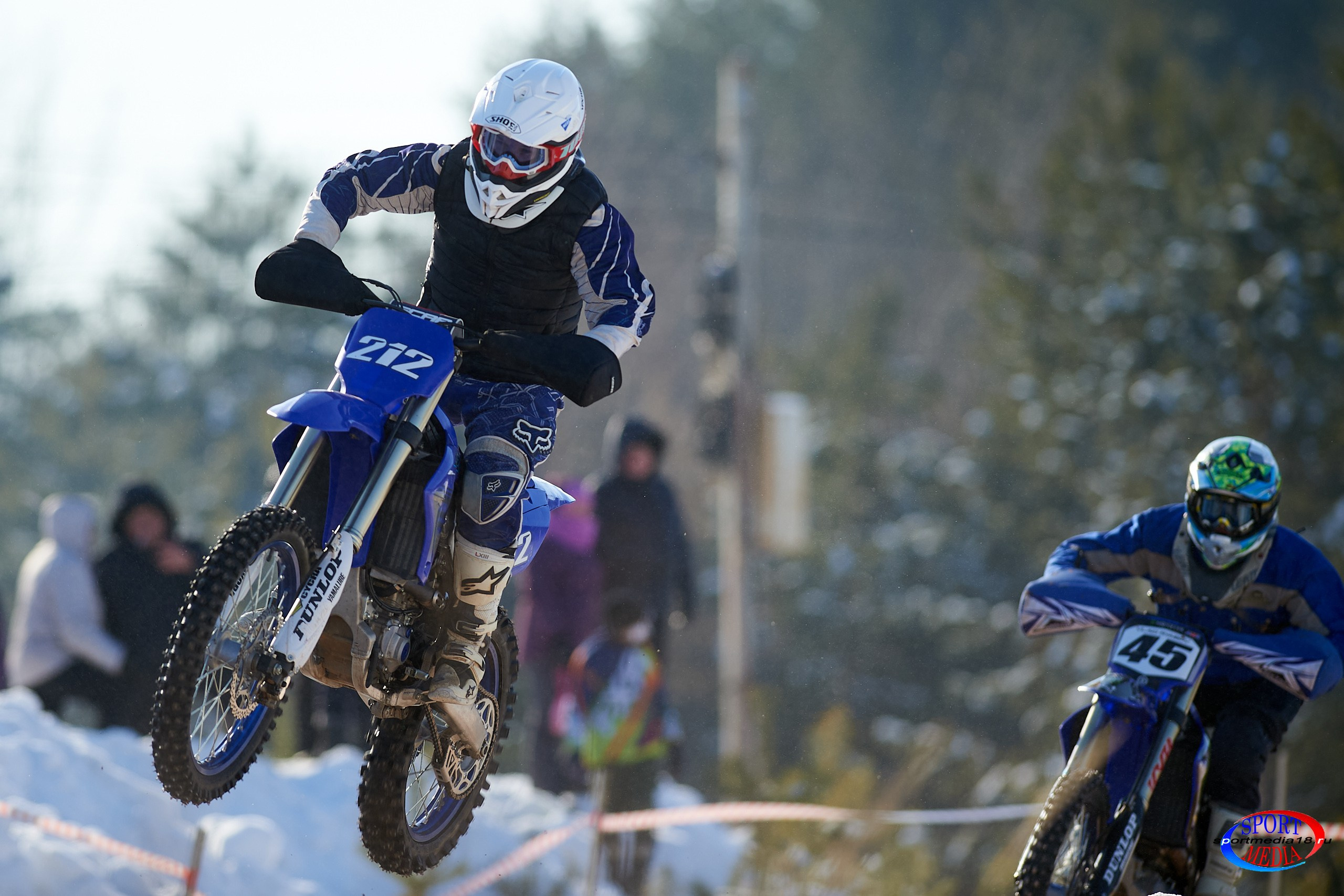 3 этап Кубка Удмуртской Республики по мотокроссу. Воткинск 23.02.2025. Спортивный репортажный фотограф в Ижевске Сергей Мерзляков