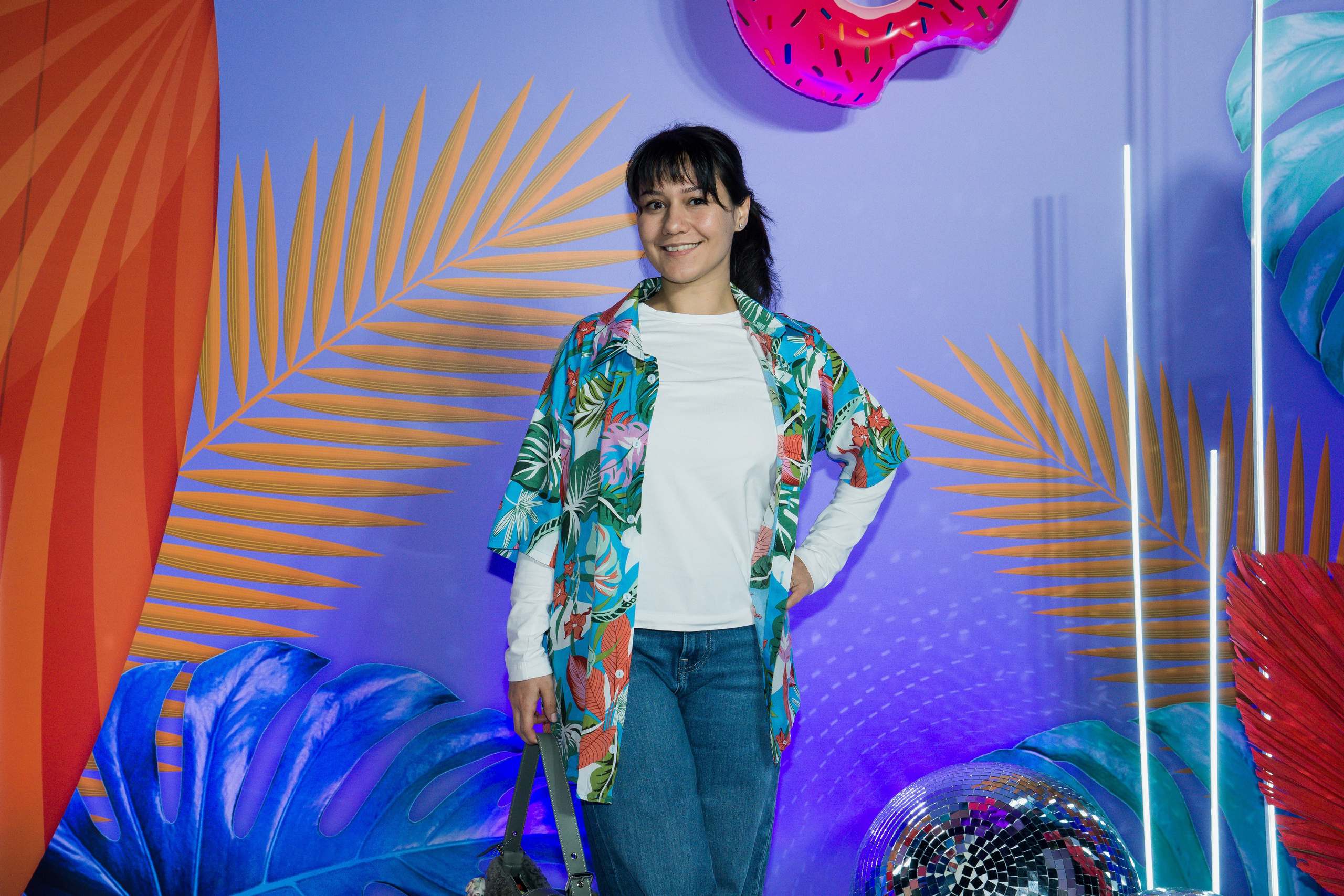 МТС корпоратив Гавайская вечеринка. Фотограф