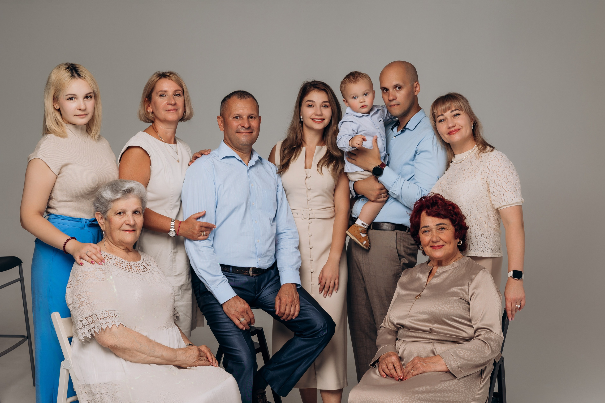 Анастасия и семья. Фотостудия Нюд. Фотограф в Калининграде свадебная фотография, репортажная, фотосессии