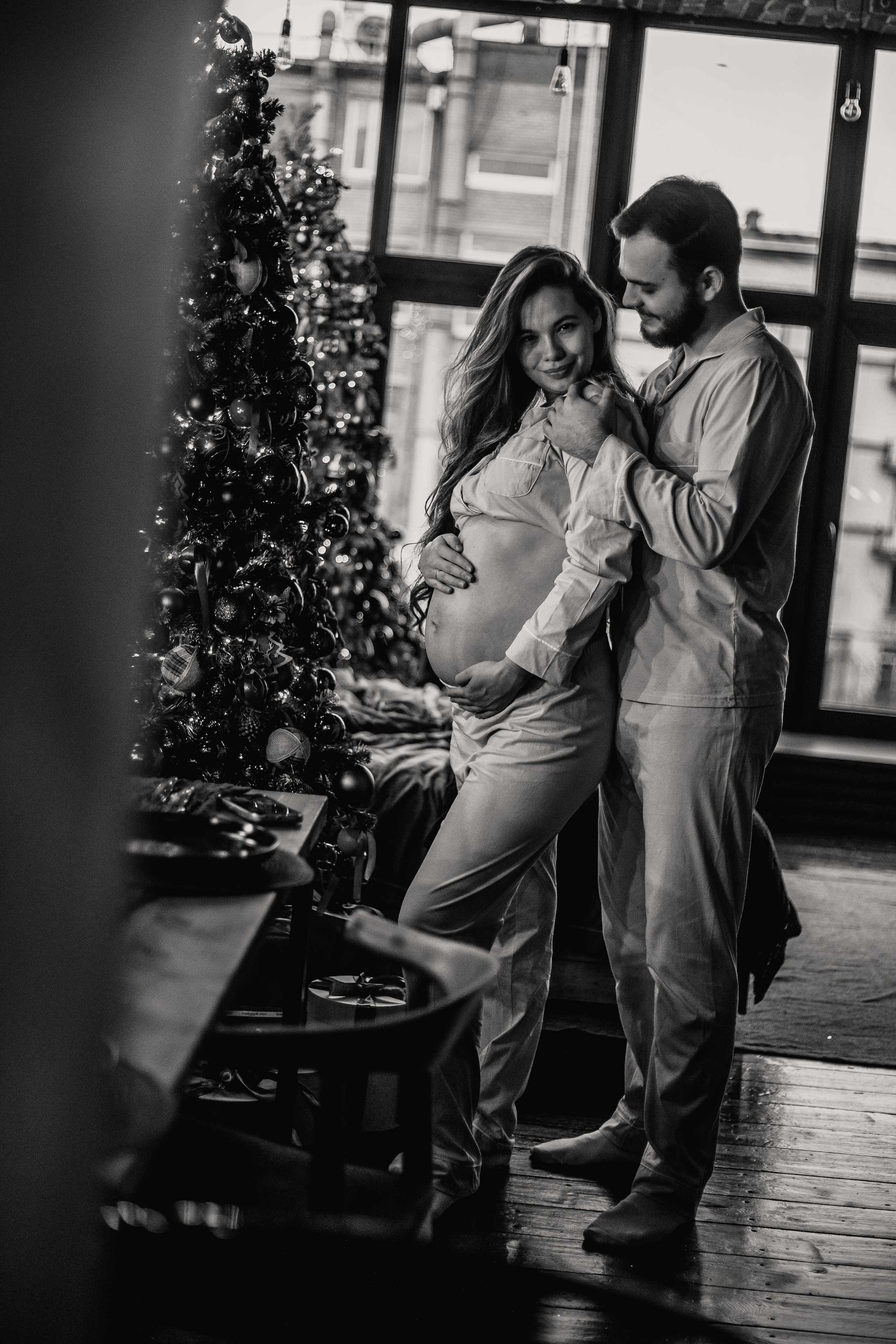 Новогодние Мира и Дима. Фотограф в Петербурге