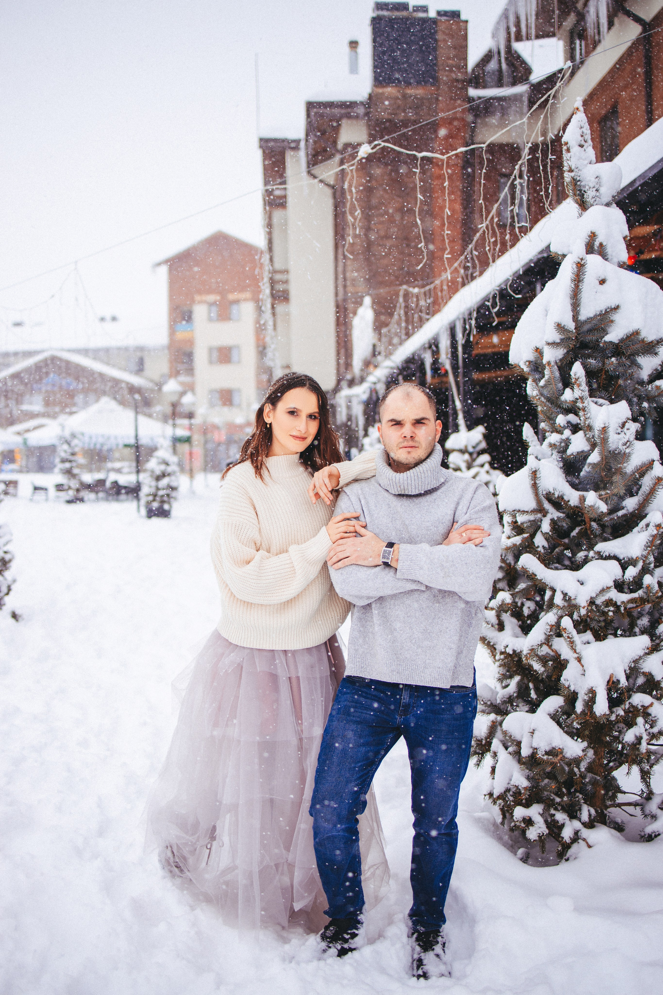 Снежная Лавстори. Свадебный фотограф Москва