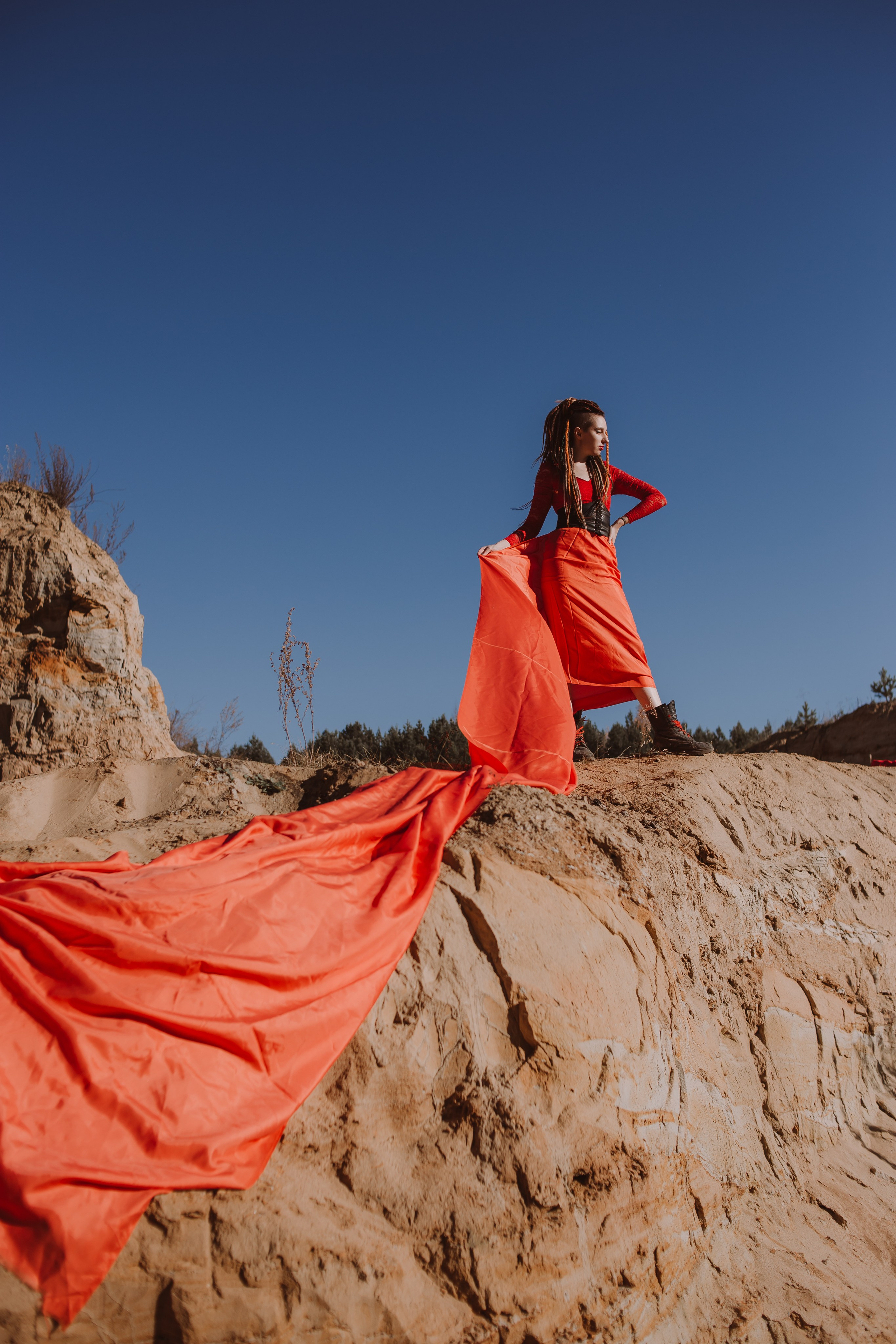 Марина. Песчаный карьер. Фотограф Регина Крикунова г. Красноярск