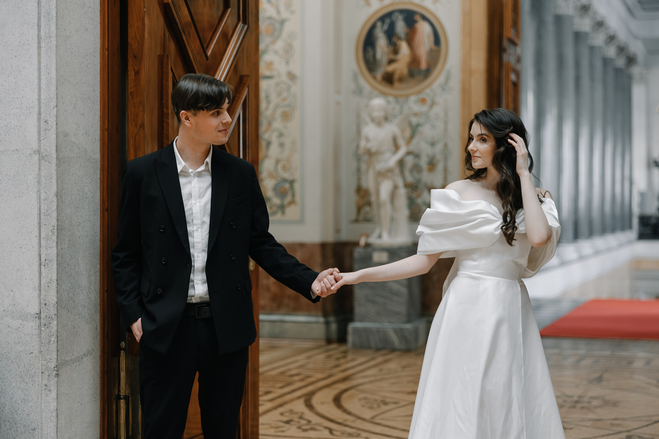 Эрмитаж. Свадебный фотограф Москва