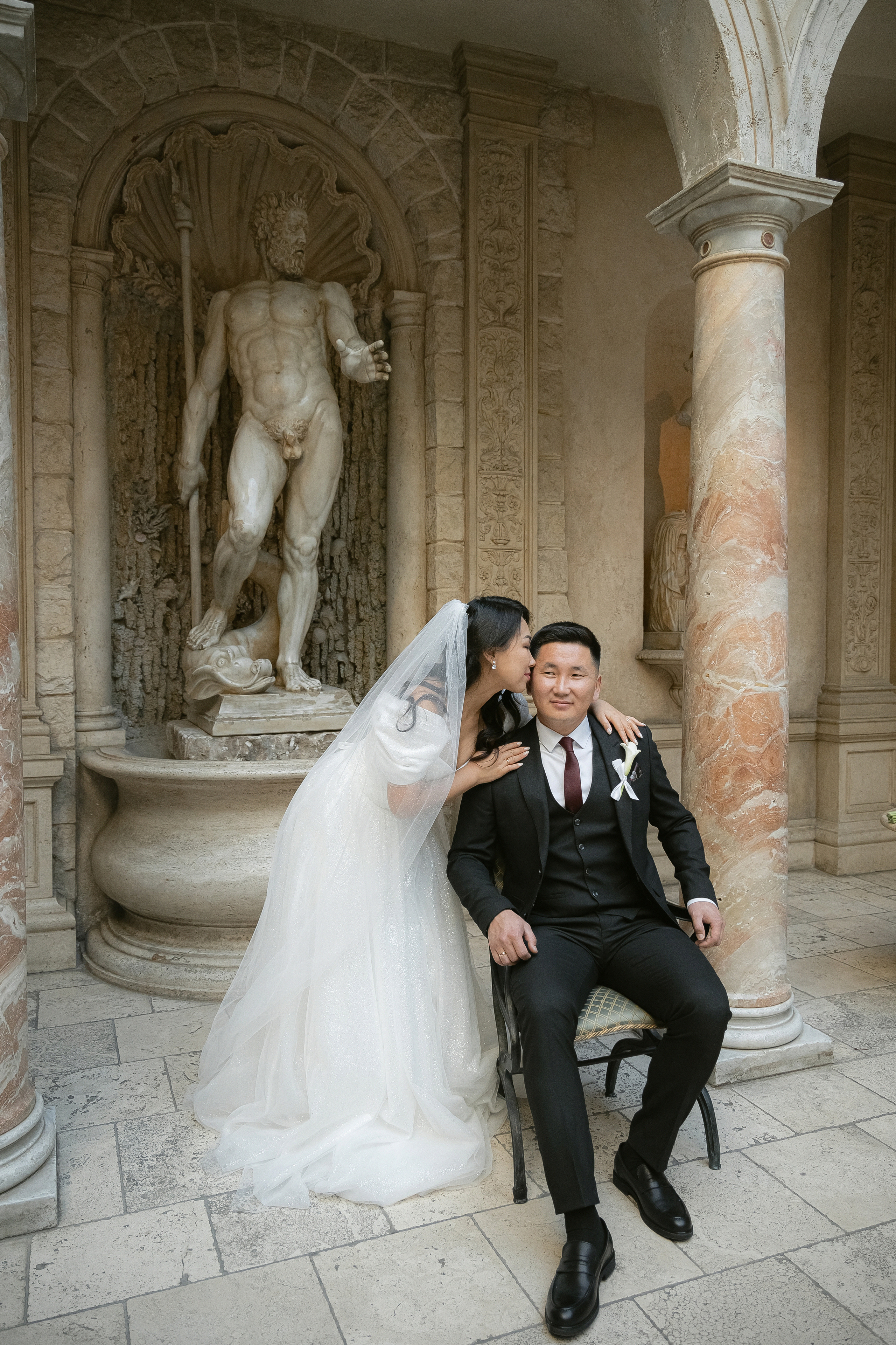 Антонида и Баир: регистрация и фотосессия в ТУРАНДОТ. Свадебный фотограф Москва