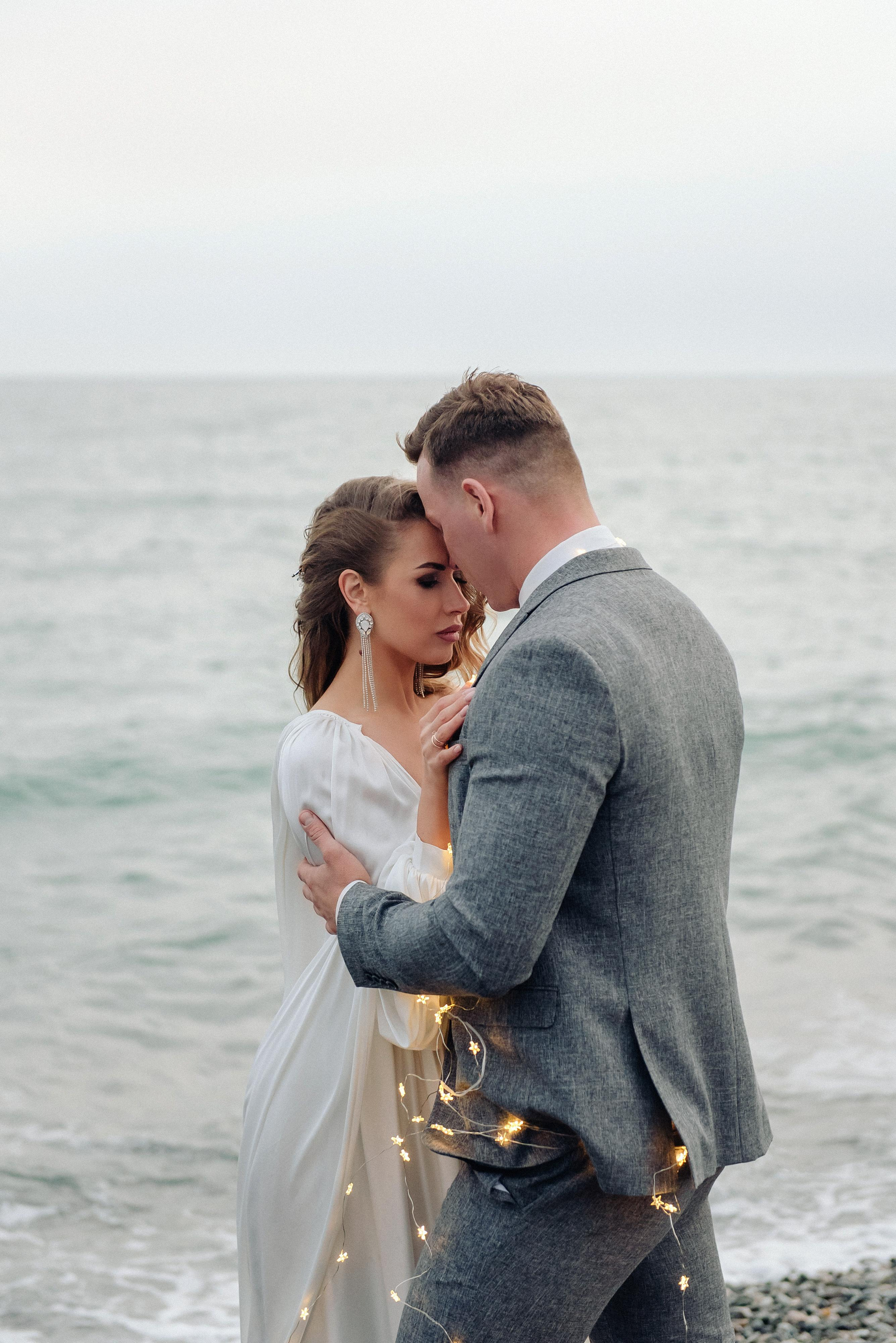Свадебная фотосессия у моря. Портретный фотограф Москва Светлана Кашура