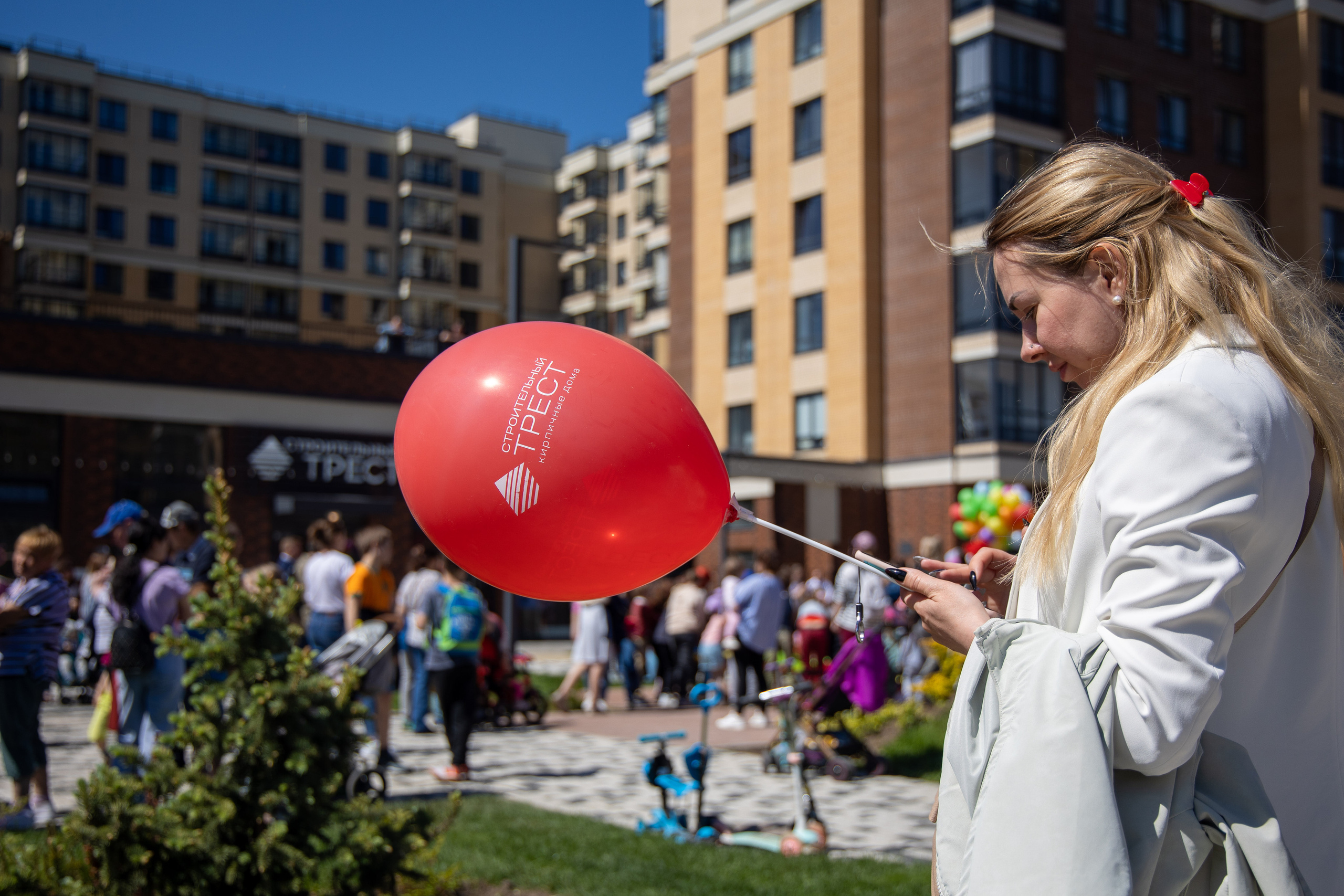 Строительный трест открытие детской площадки в ЖК «NEWПИТЕР»