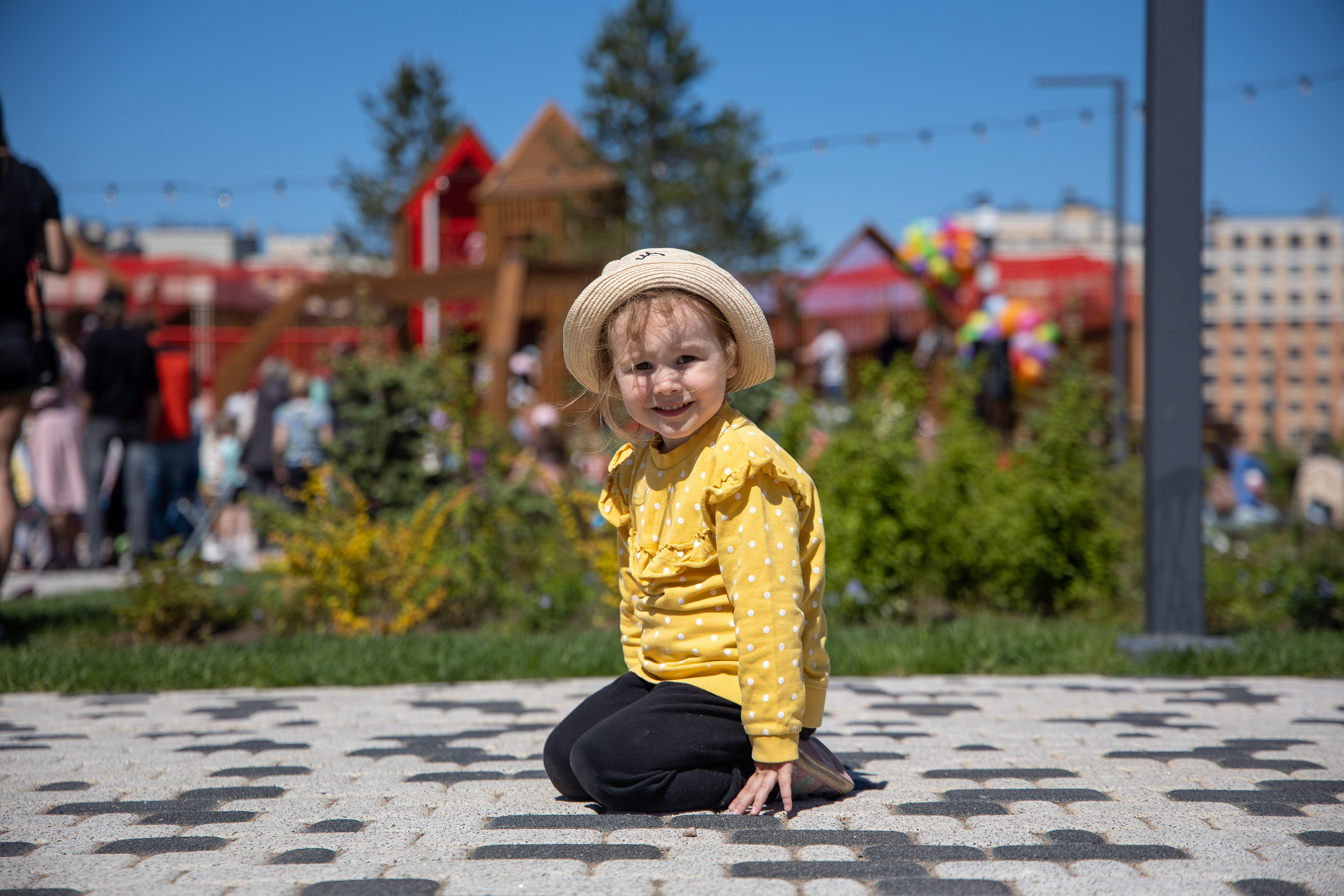 Строительный трест открытие детской площадки в ЖК «NEWПИТЕР»