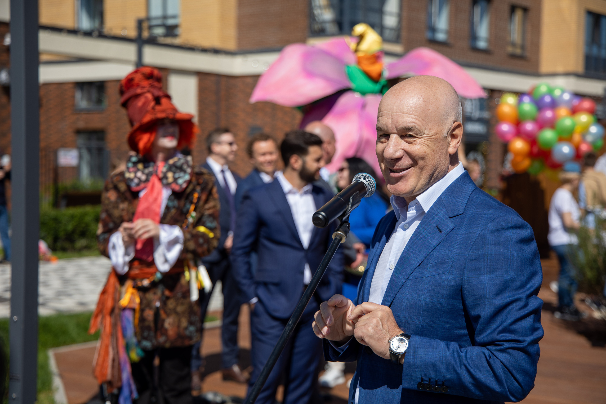 Строительный трест открытие детской площадки в ЖК «NEWПИТЕР»