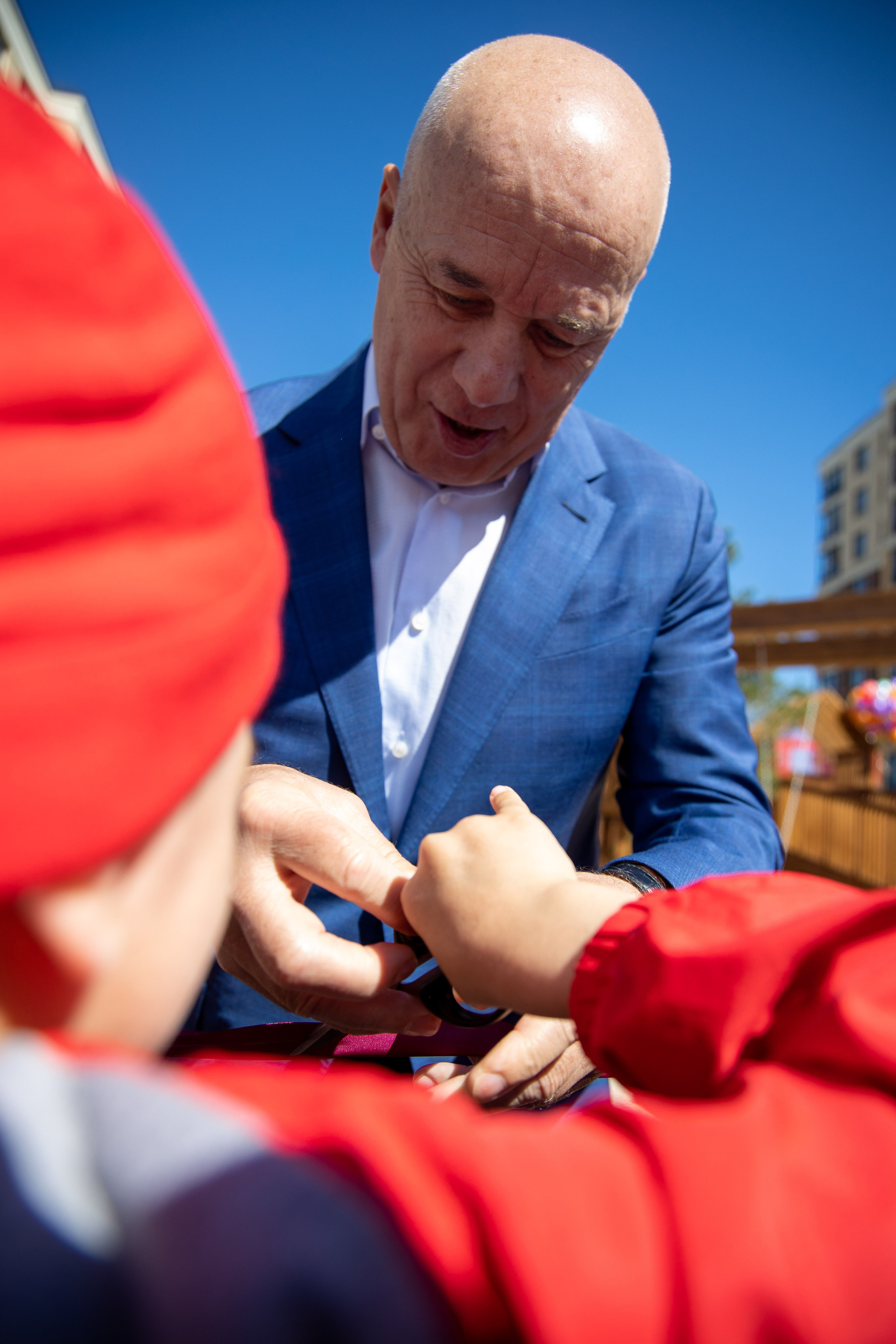 Строительный трест открытие детской площадки в ЖК «NEWПИТЕР»