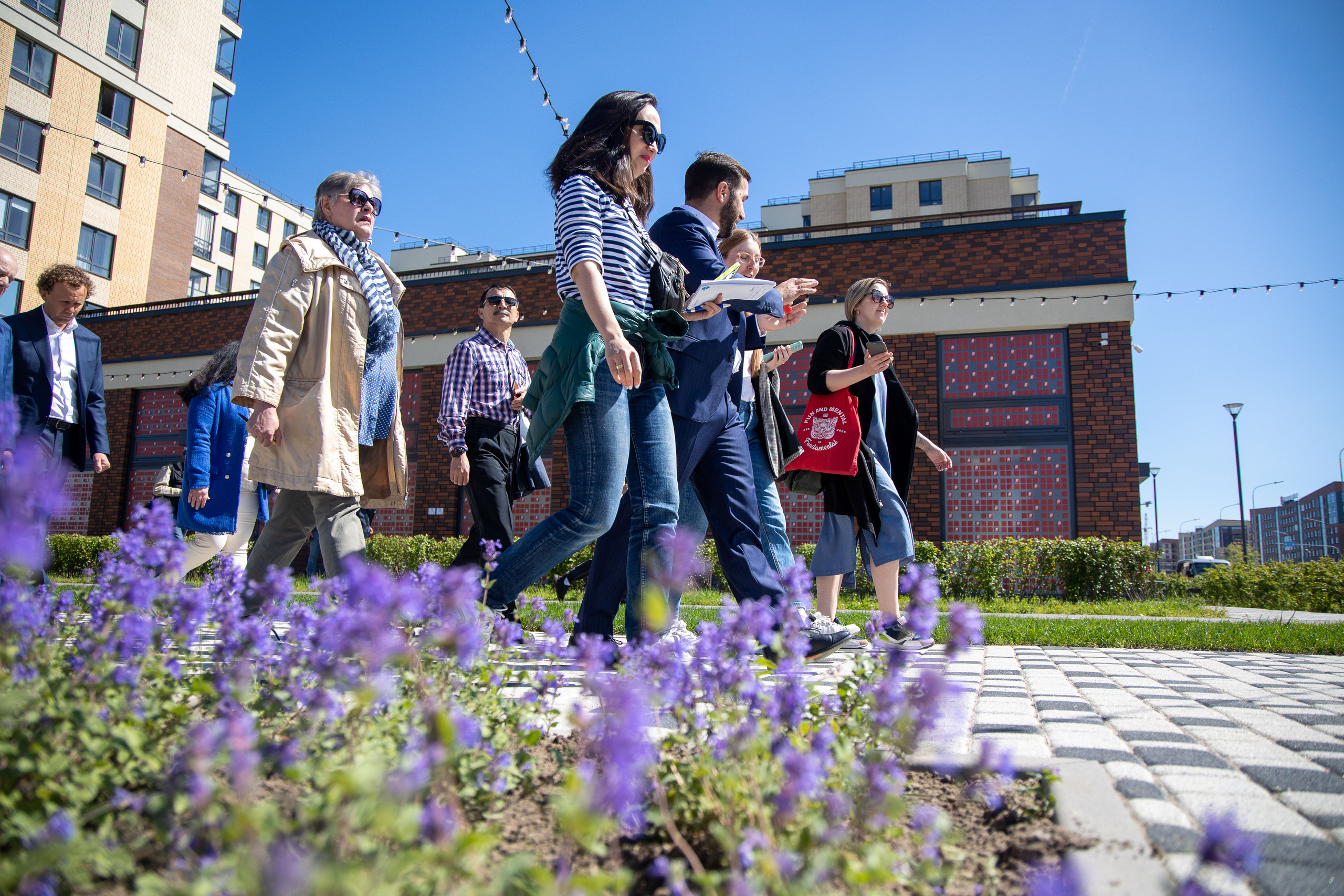 Строительный трест открытие детской площадки в ЖК «NEWПИТЕР»