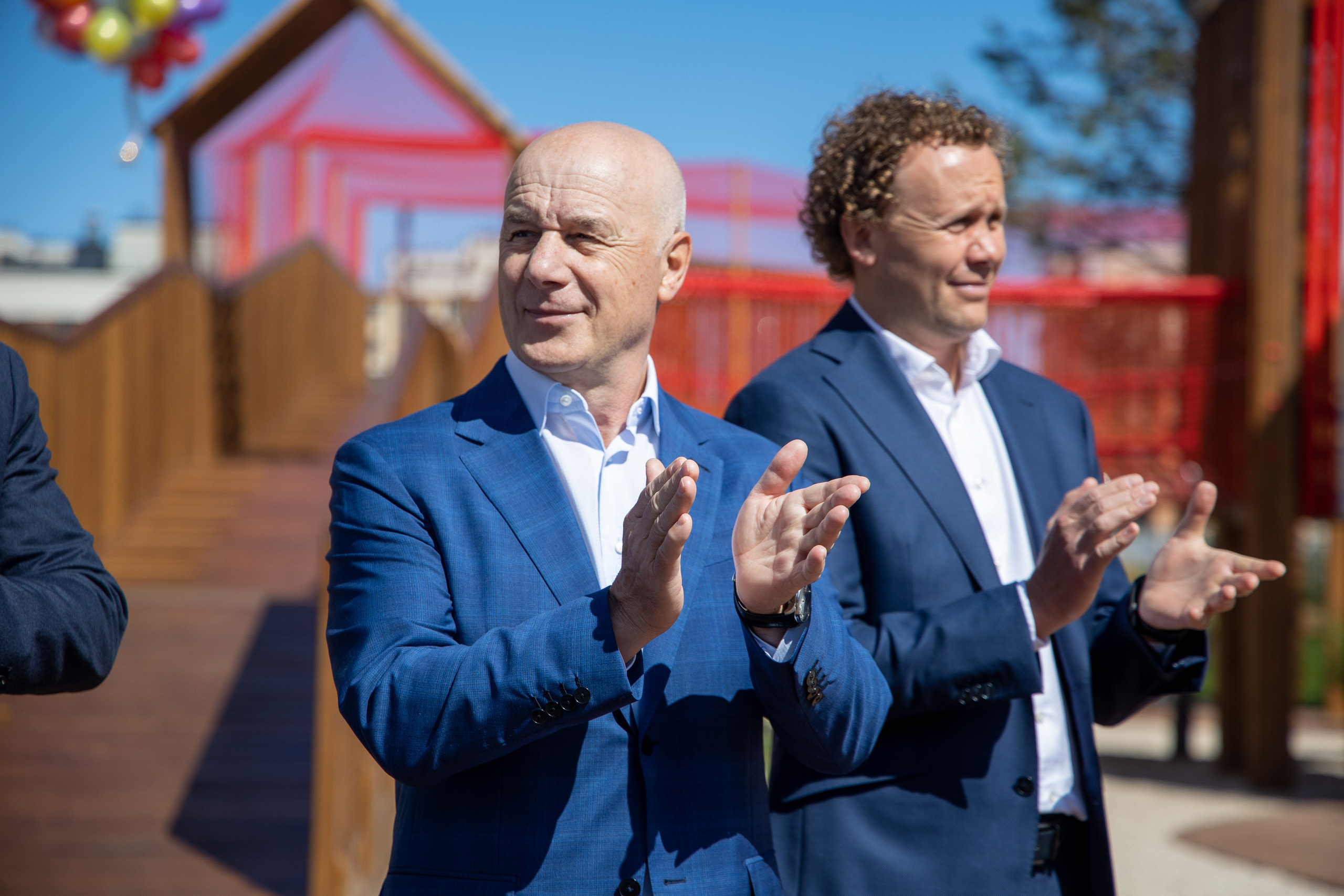 Строительный трест открытие детской площадки в ЖК «NEWПИТЕР»