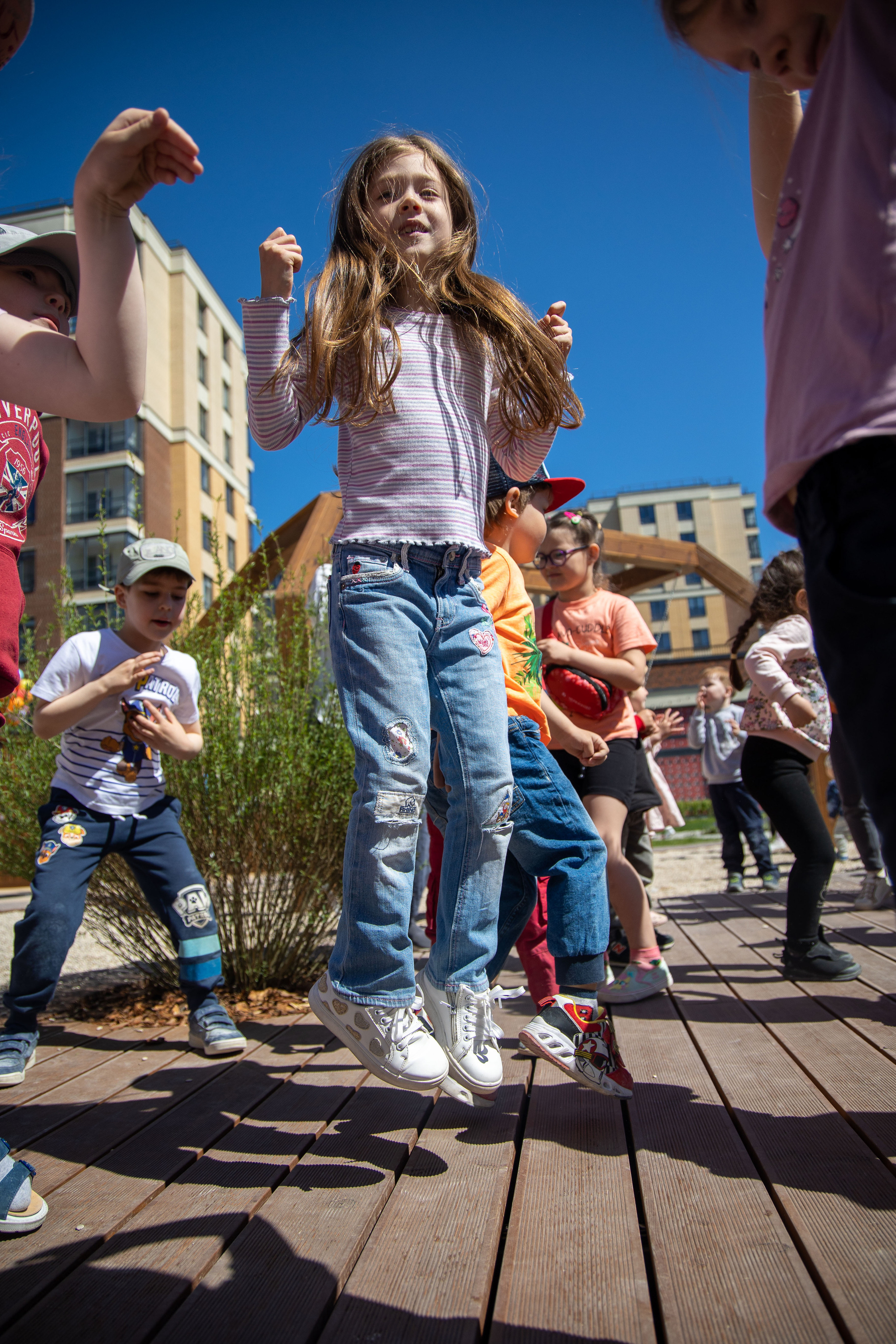 Строительный трест открытие детской площадки в ЖК «NEWПИТЕР»