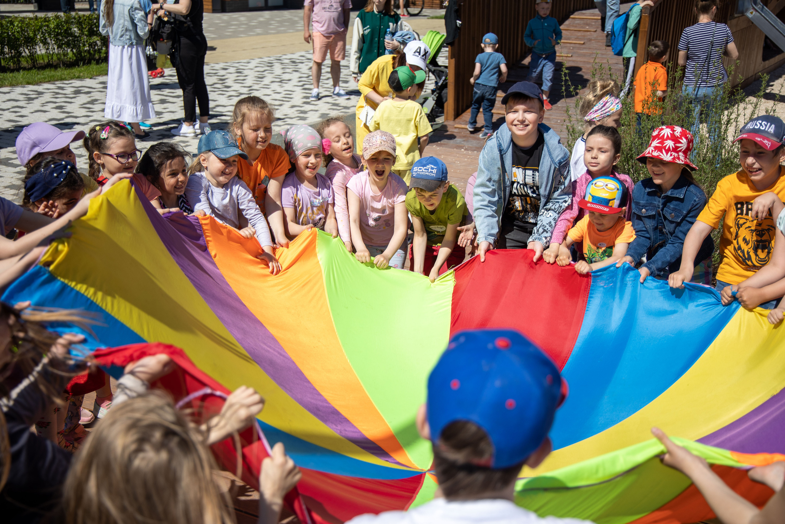 Строительный трест открытие детской площадки в ЖК «NEWПИТЕР»