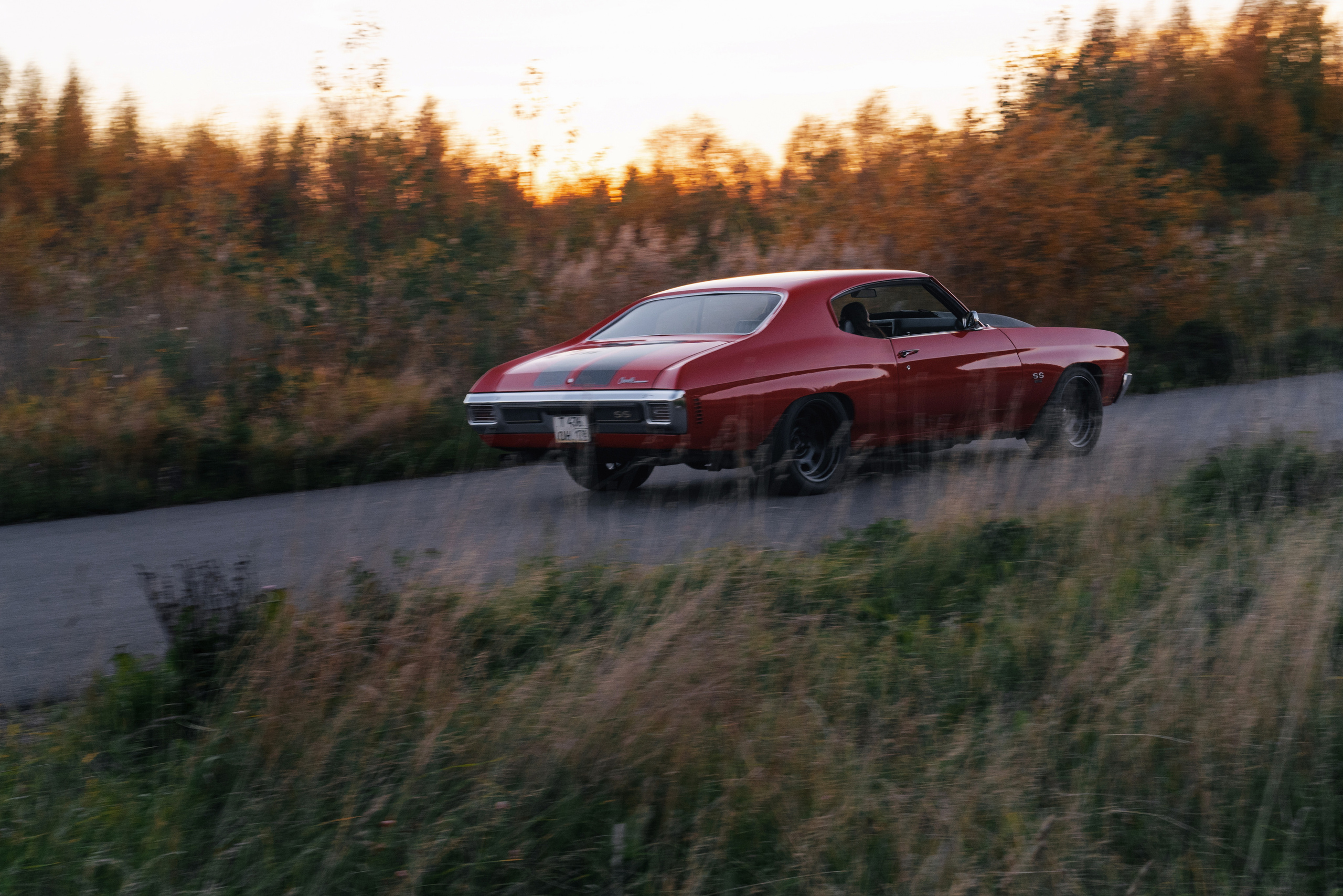 Chevrolet Chevelle SS редкий американский musclecar в Санкт-Петербурге. Автомобильный фотограф Антон Цырулев