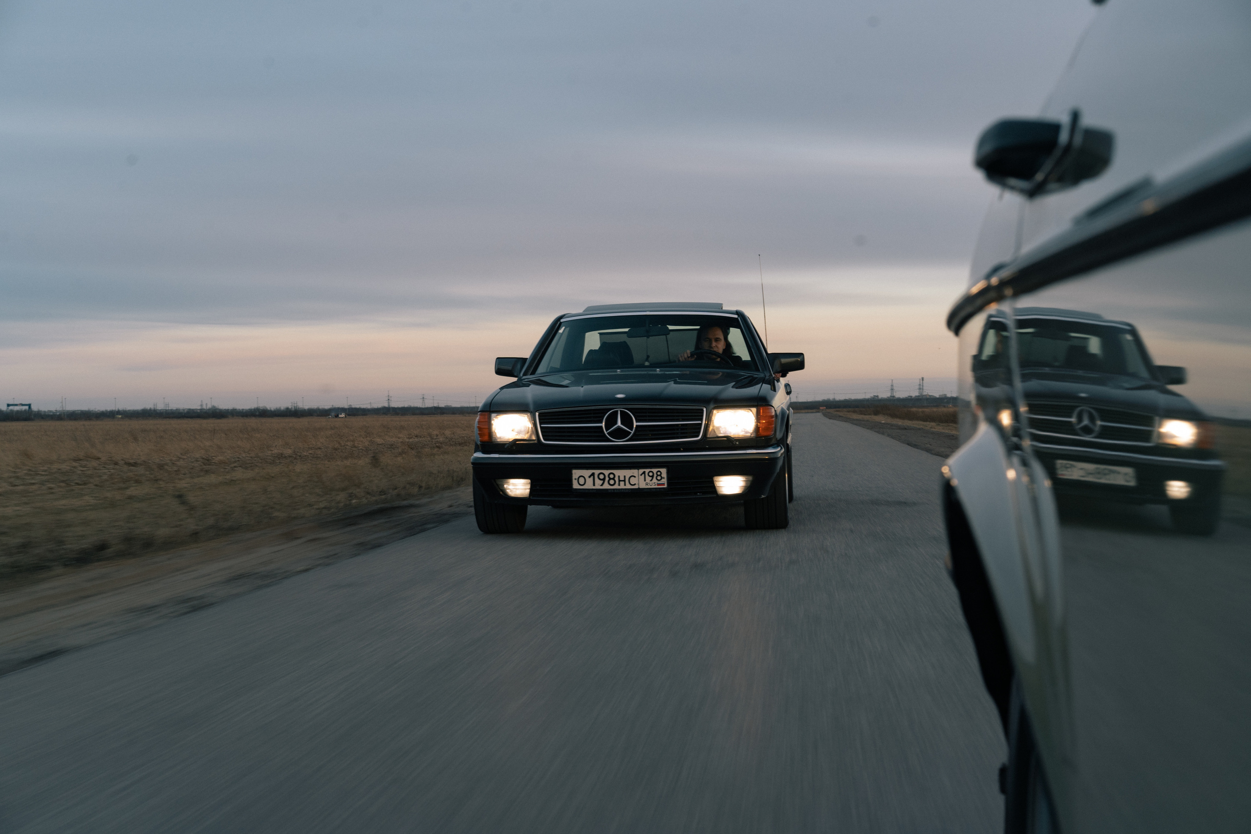 Mercedes-Benz 560SEC серии c126 признанная классика. Автомобильный фотограф Антон Цырулев