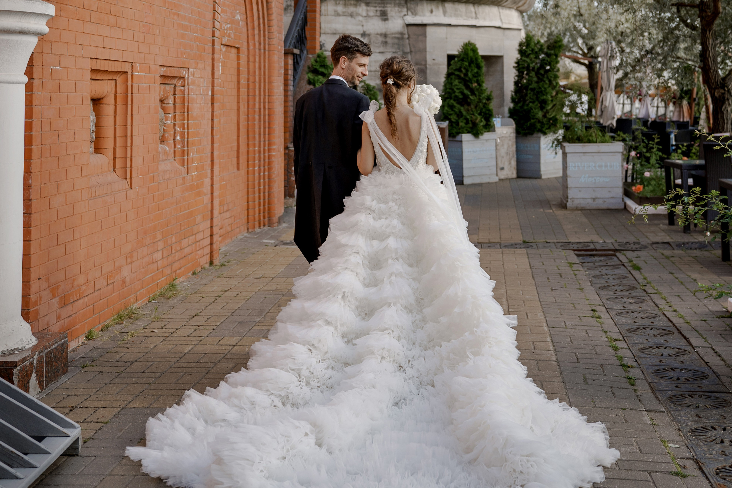 Выездная регистрация свадьбы в ресторане River Club Moscow. Свадебный и семейный фотограф в Москве Светлана Зоткина