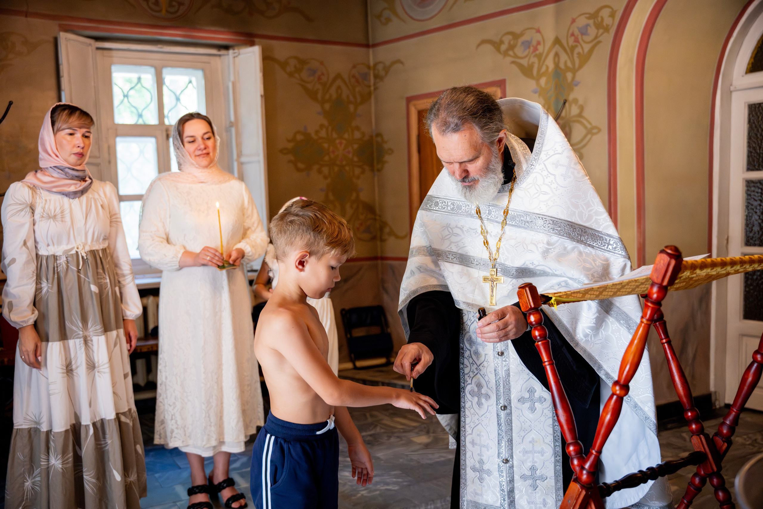 Крещение Даниила. Фотограф Юлия Попова