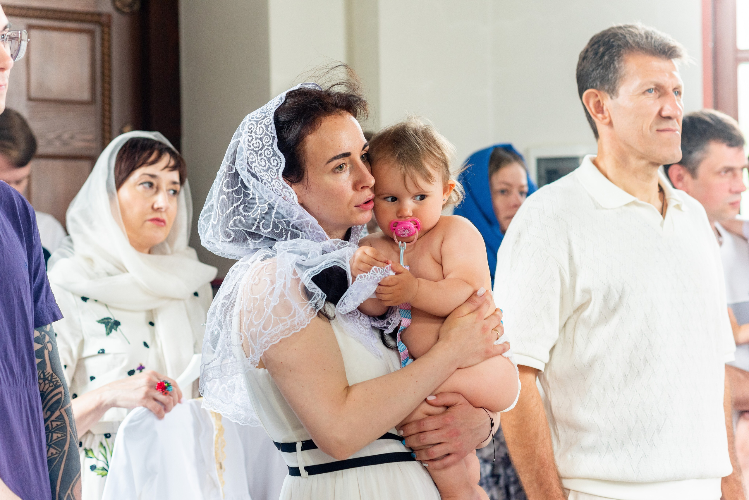Крещение Ники. Фотограф Юлия Попова
