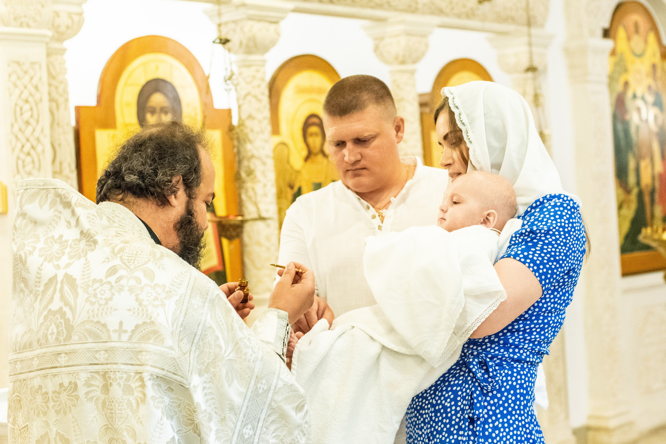 Крещении Ксении. Фотограф Юлия Попова