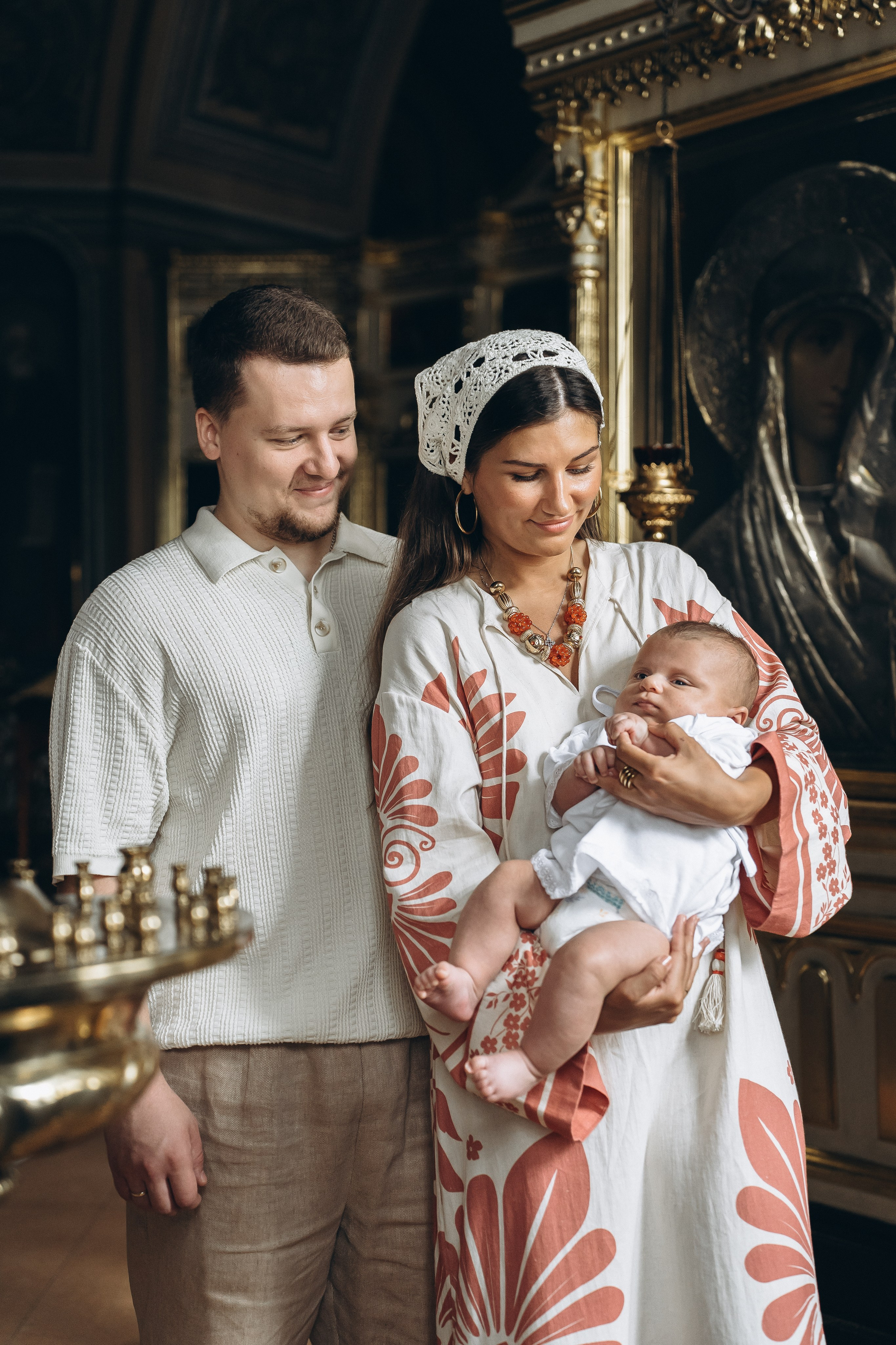 Таинство крещения Максима. Фотограф Ольга Рубцова в Москве и Московской области
