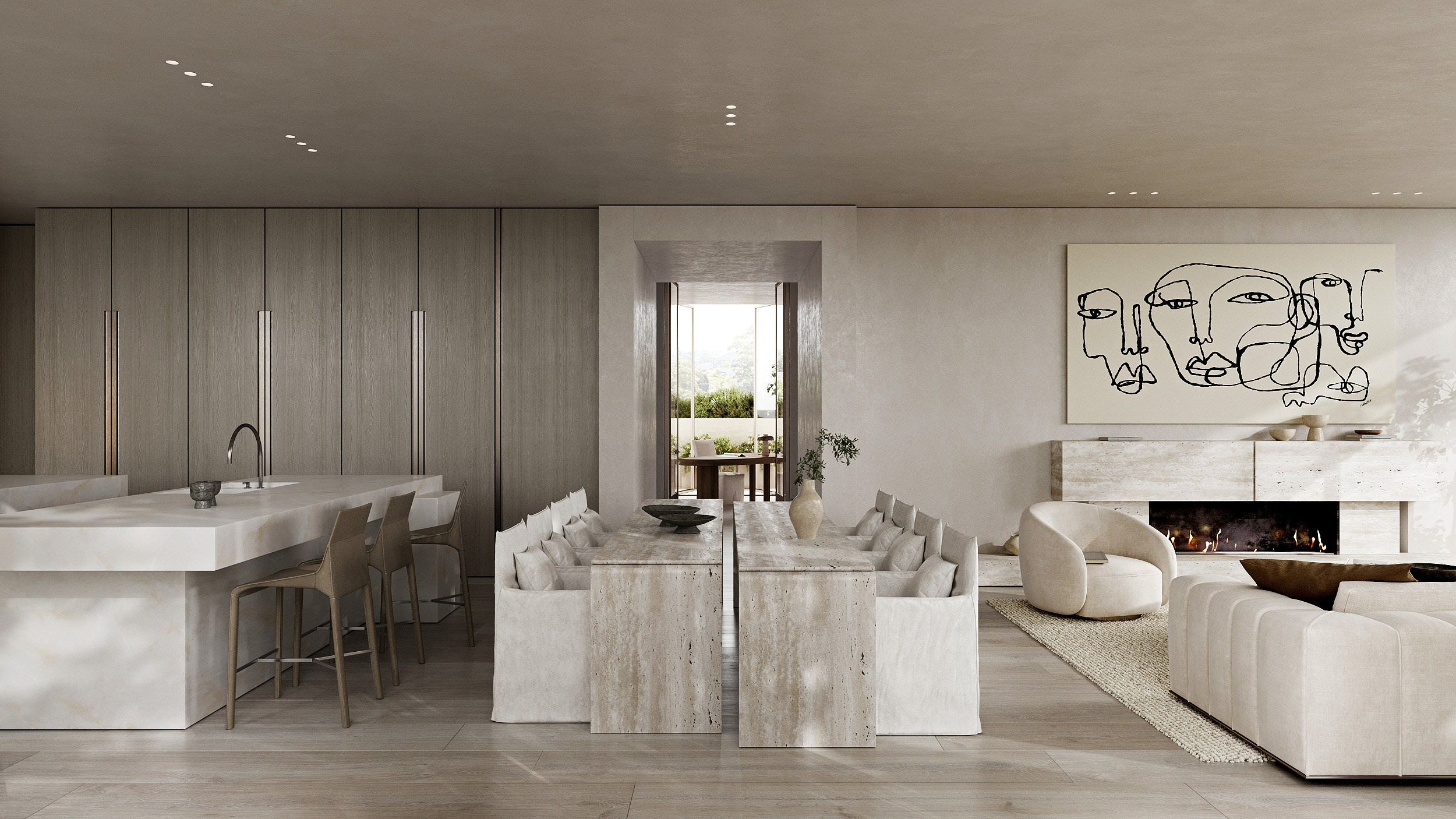 Valentina Rose Bay. Interior visualization