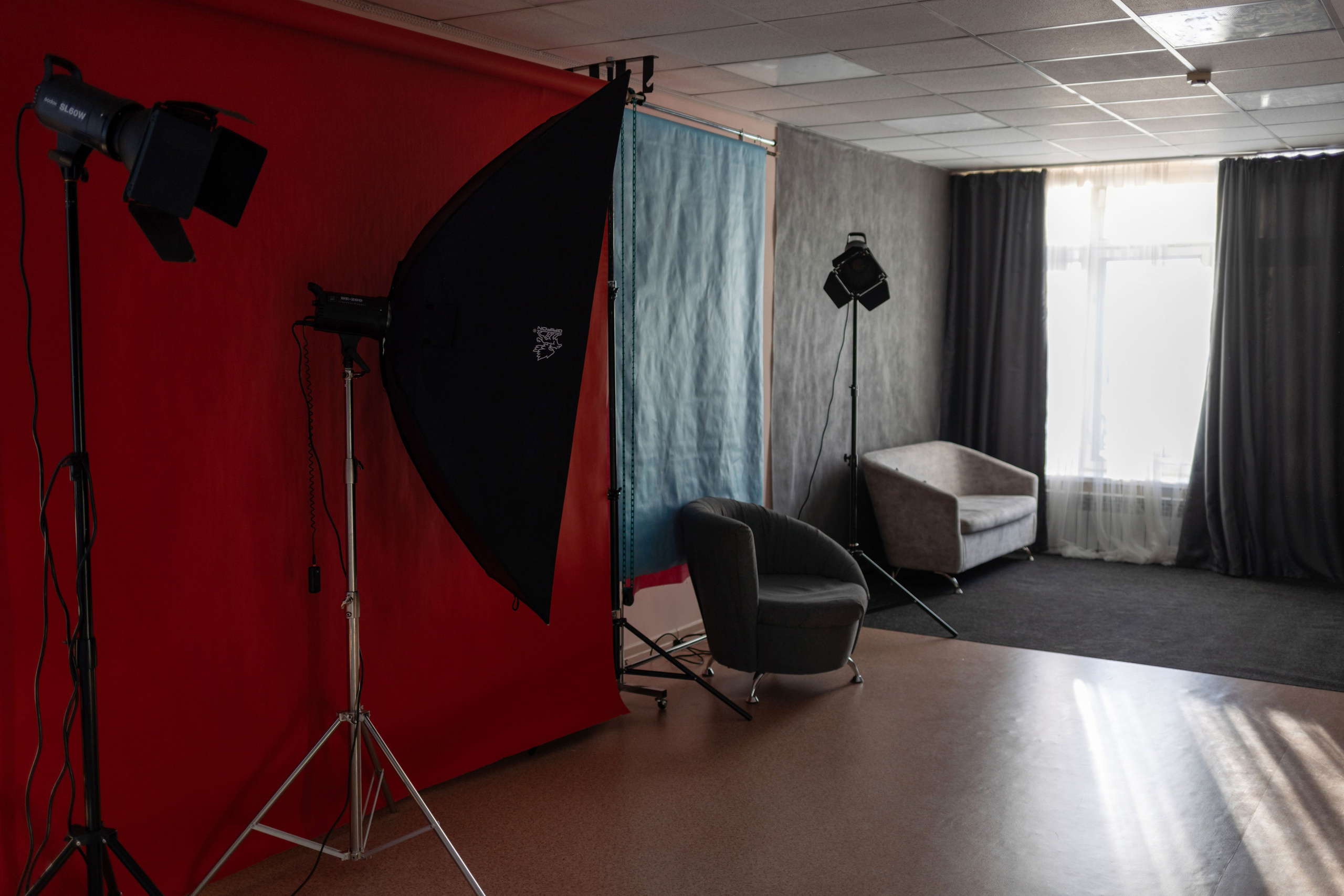 Интерьер фотостудии IRBIS. Фотограф Ирина Бобрешова. Коряжма